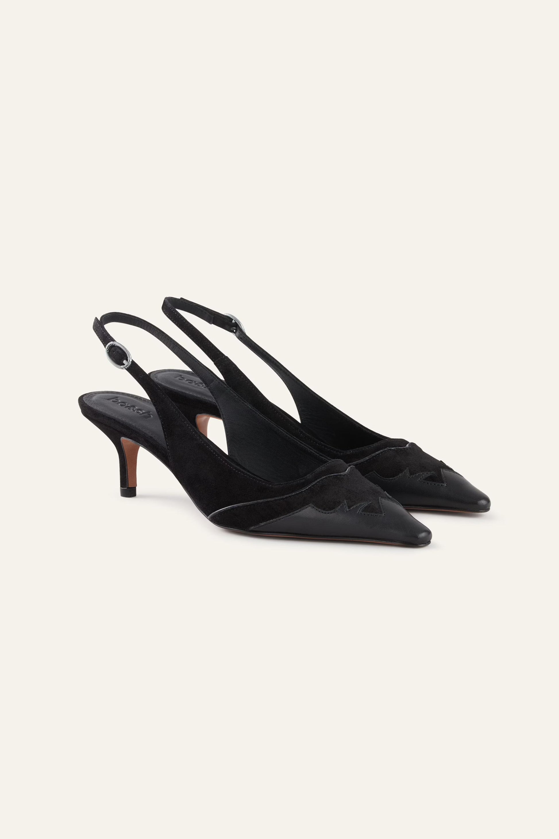 ba&sh Slingback Heels Casta Black