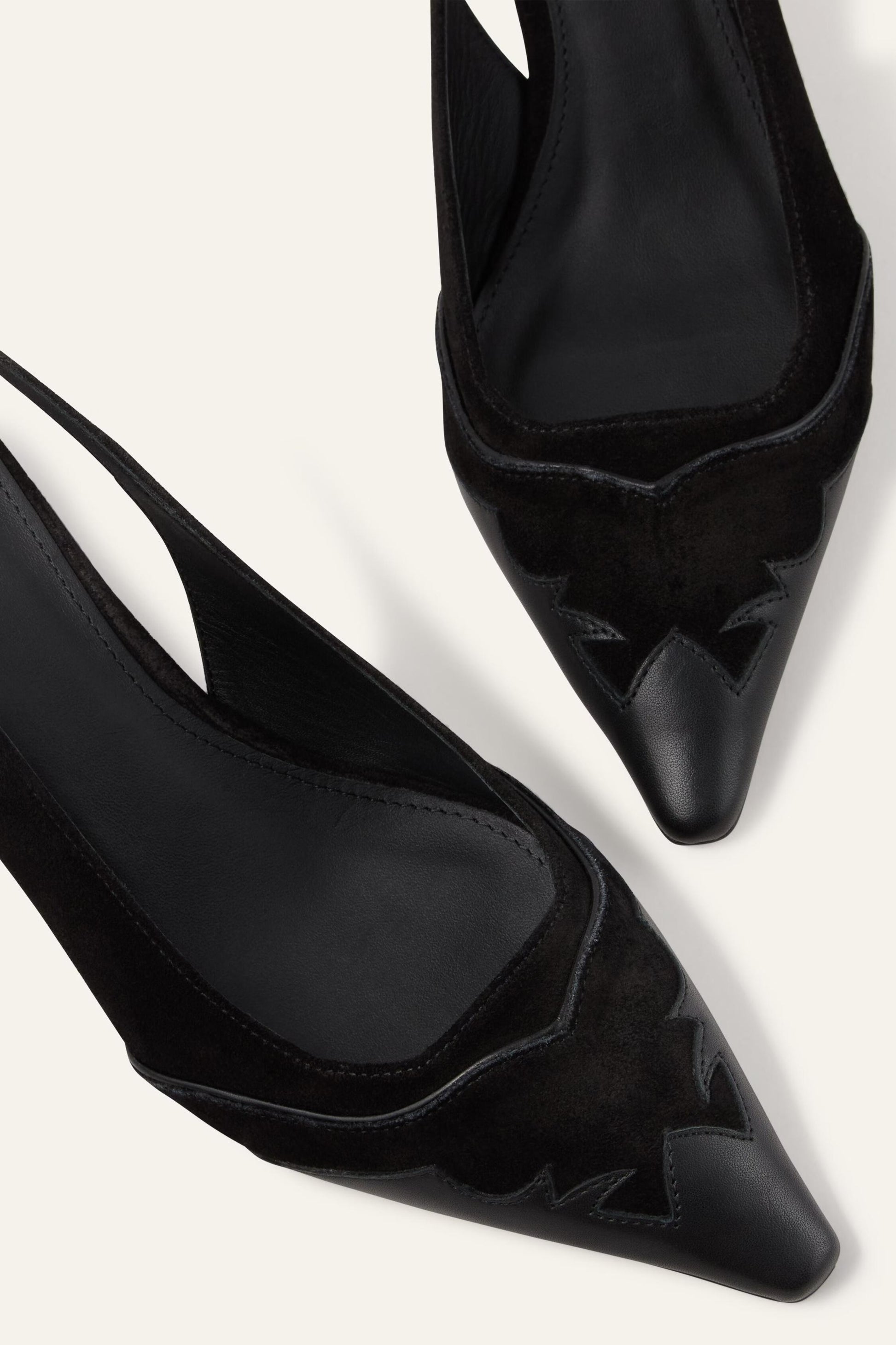 ba&sh Slingback Heels Casta Black