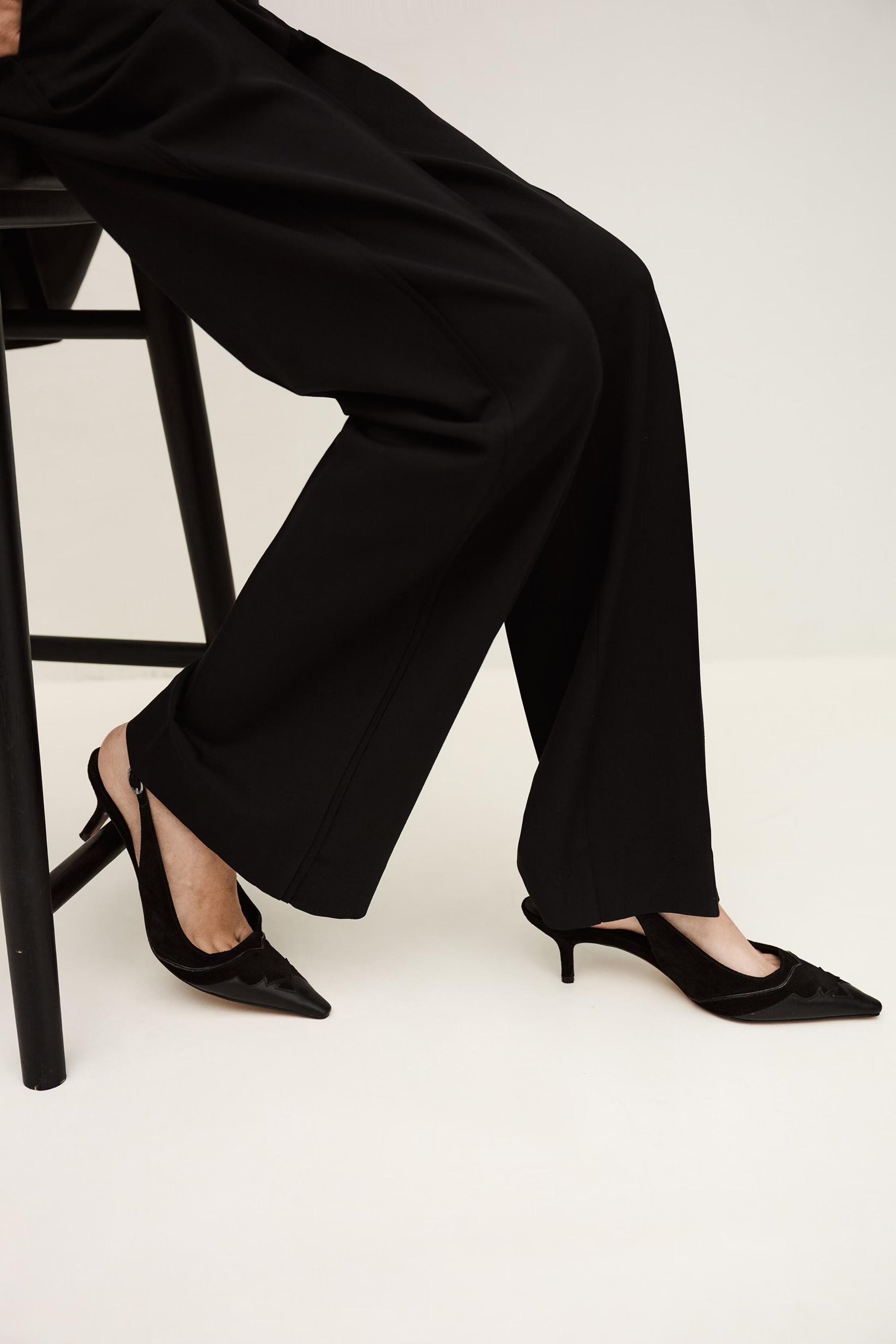 ba&sh Slingback Heels Casta Black