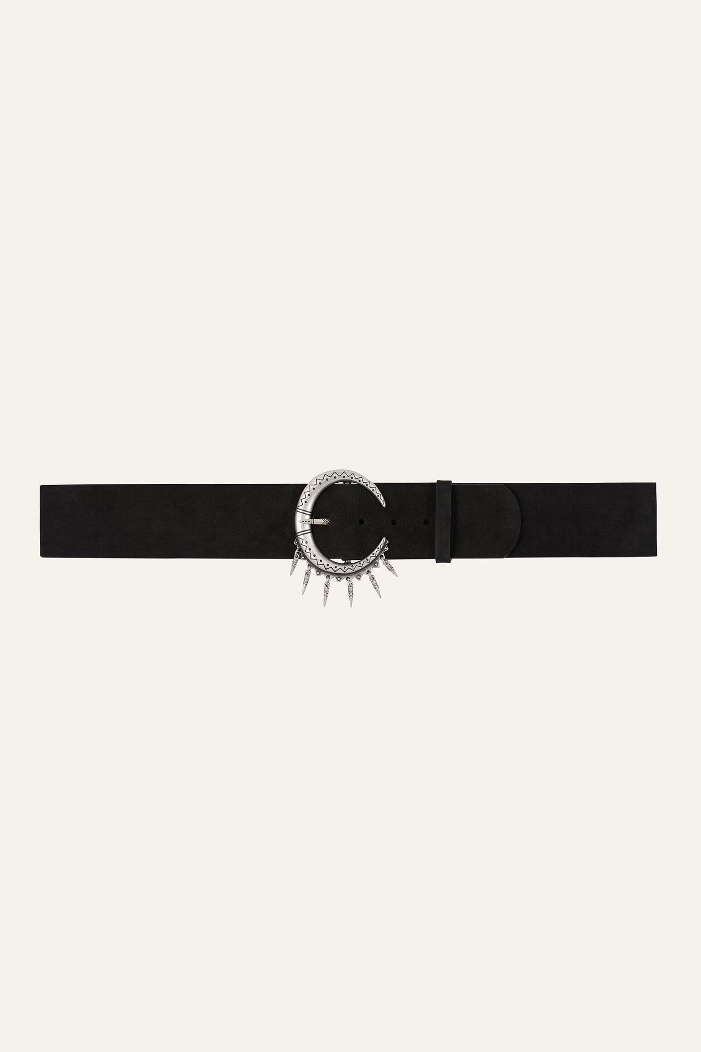 ba&sh Wide Belt Bruna Black