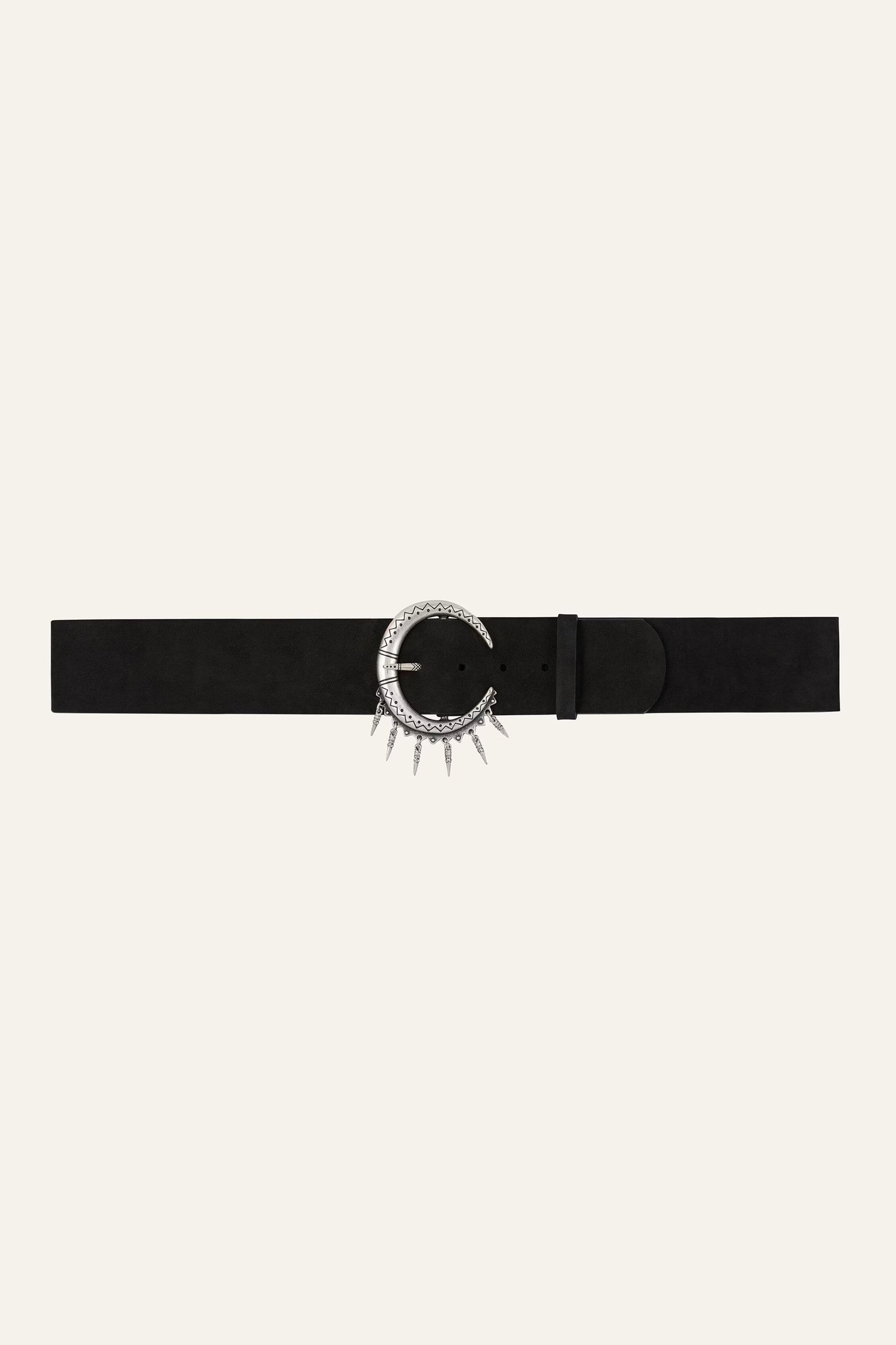 ba&sh Wide Belt Bruna Black
