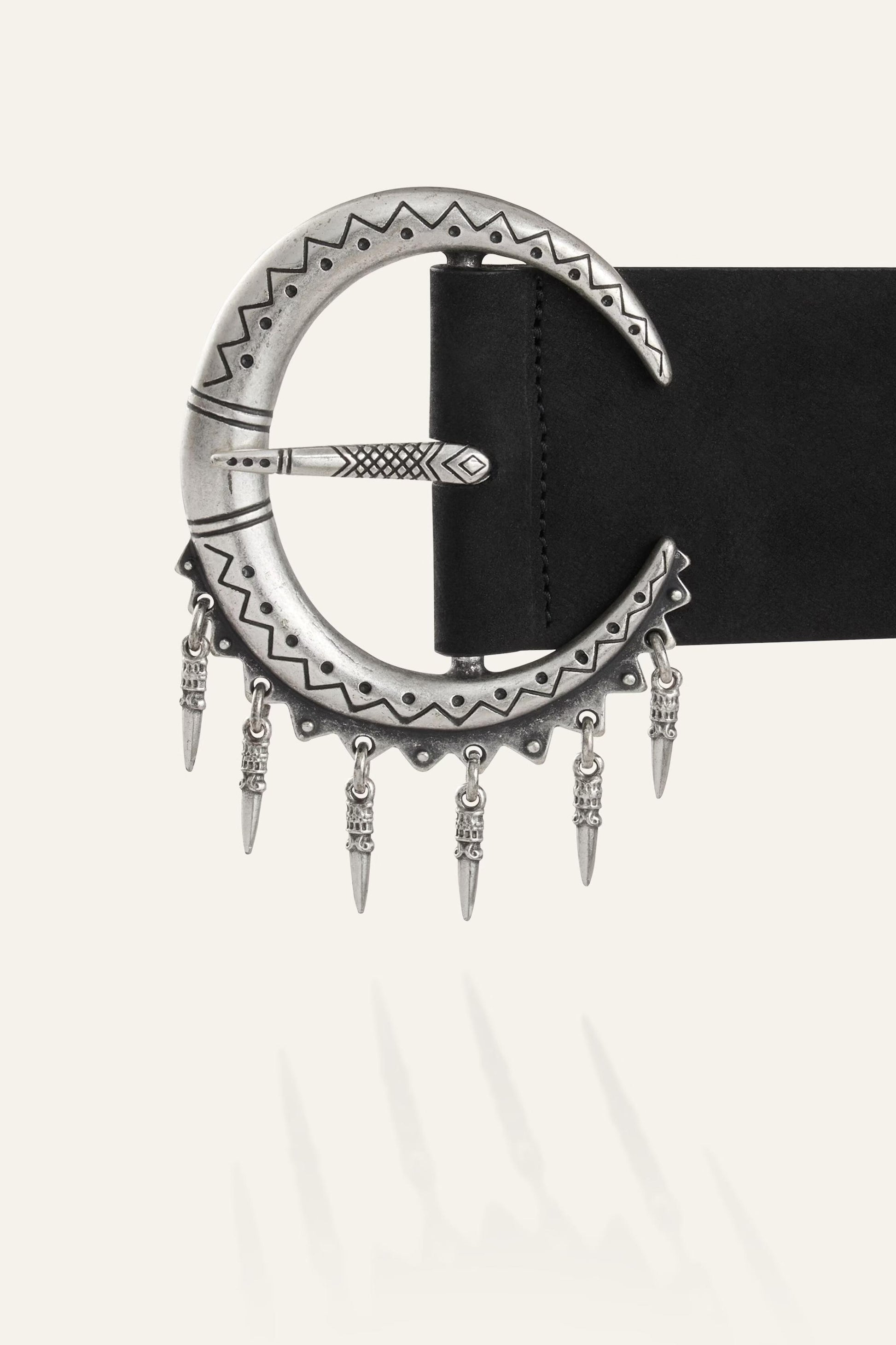 ba&sh Wide Belt Bruna Black