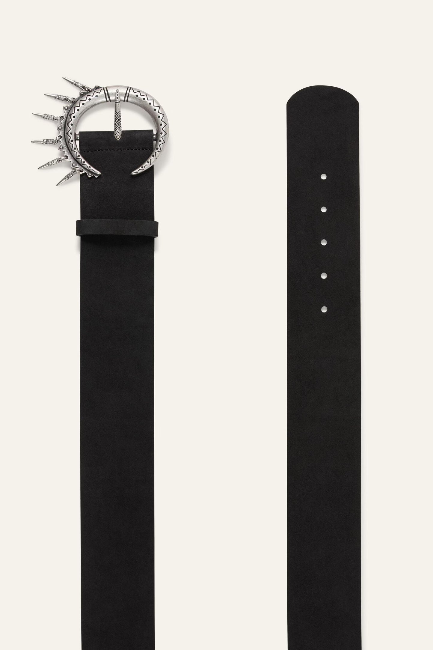 ba&sh Wide Belt Bruna Black