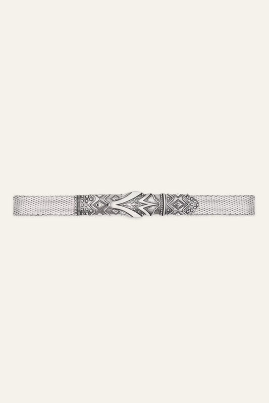 ba&sh Metal Belt Baon Gray