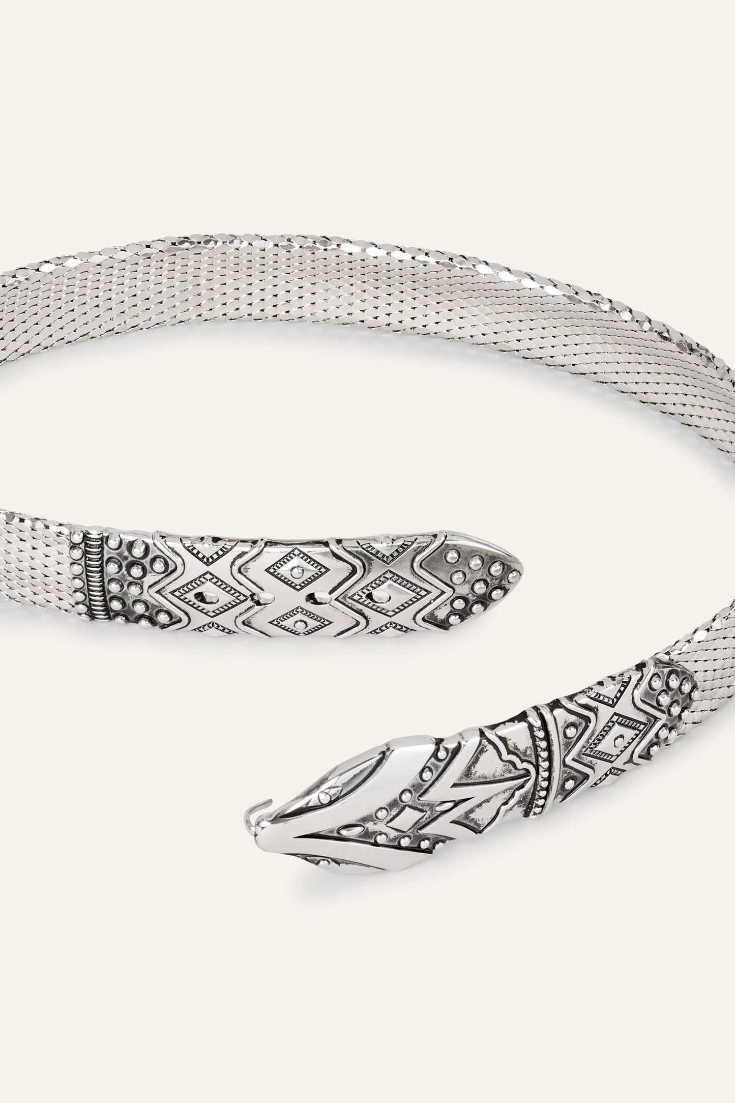 ba&sh Metal Belt Baon Gray