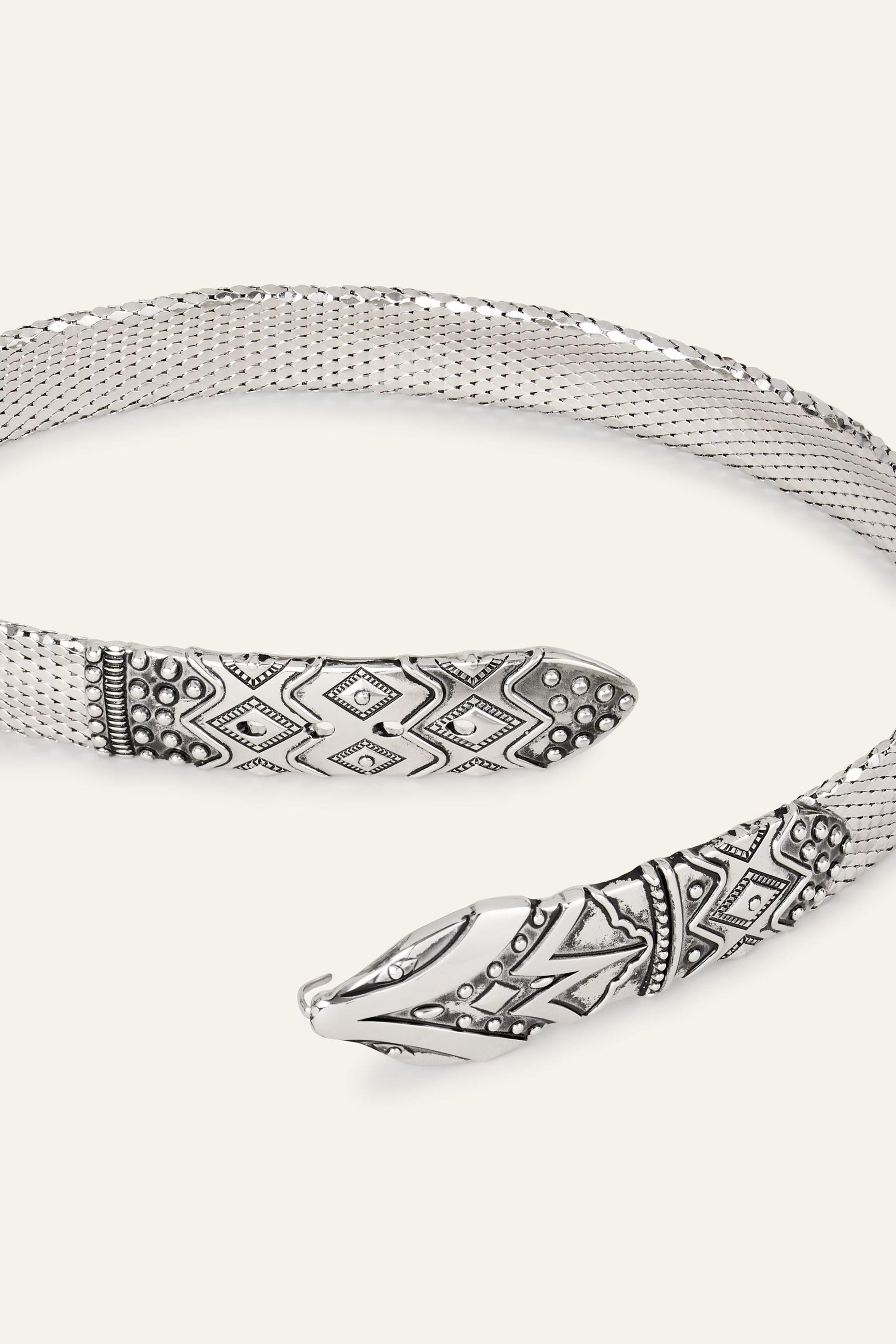 ba&sh Metal Belt Baon Gray