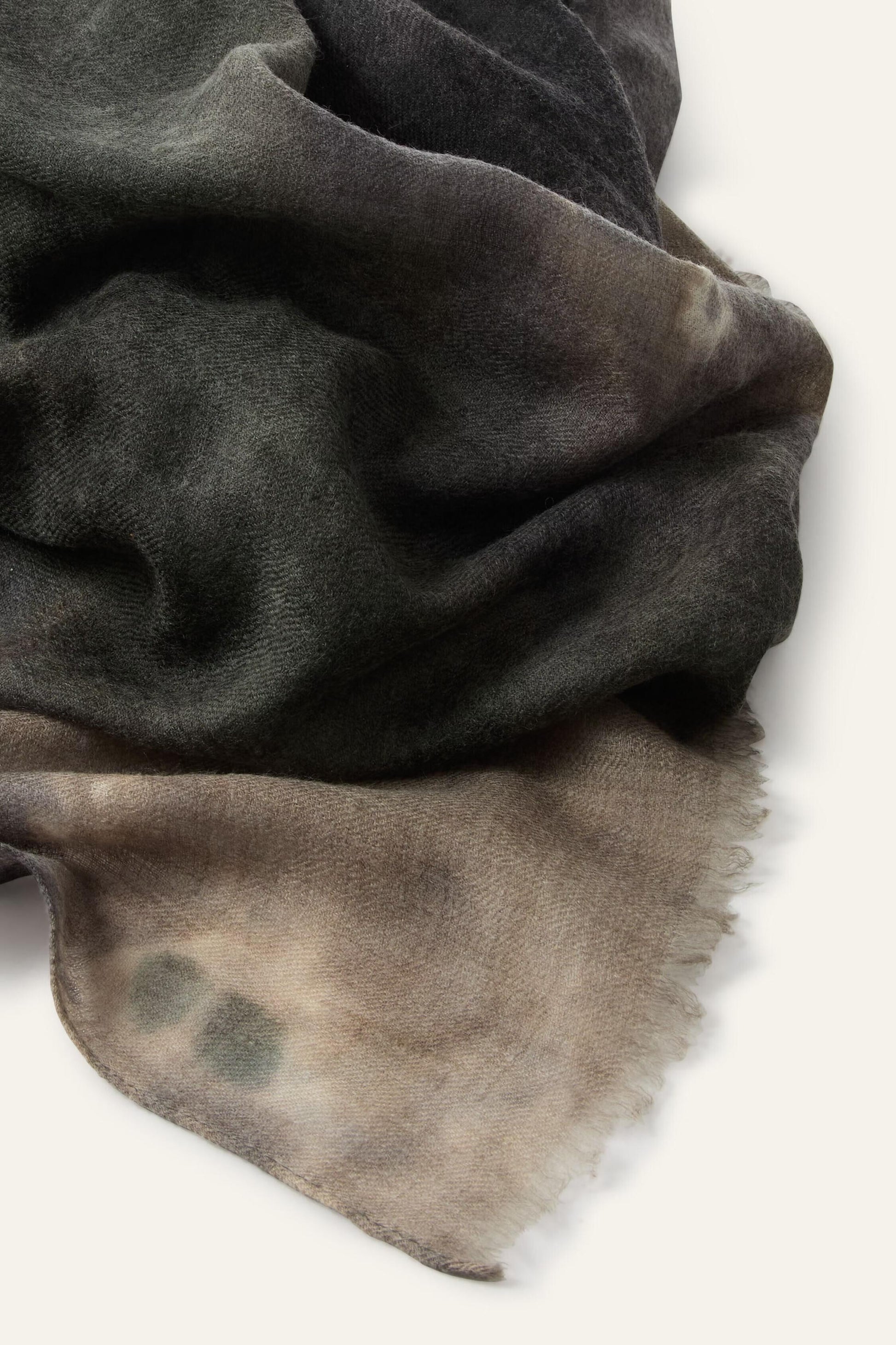 ba&sh Wool And Silk Scarf Sofia Green