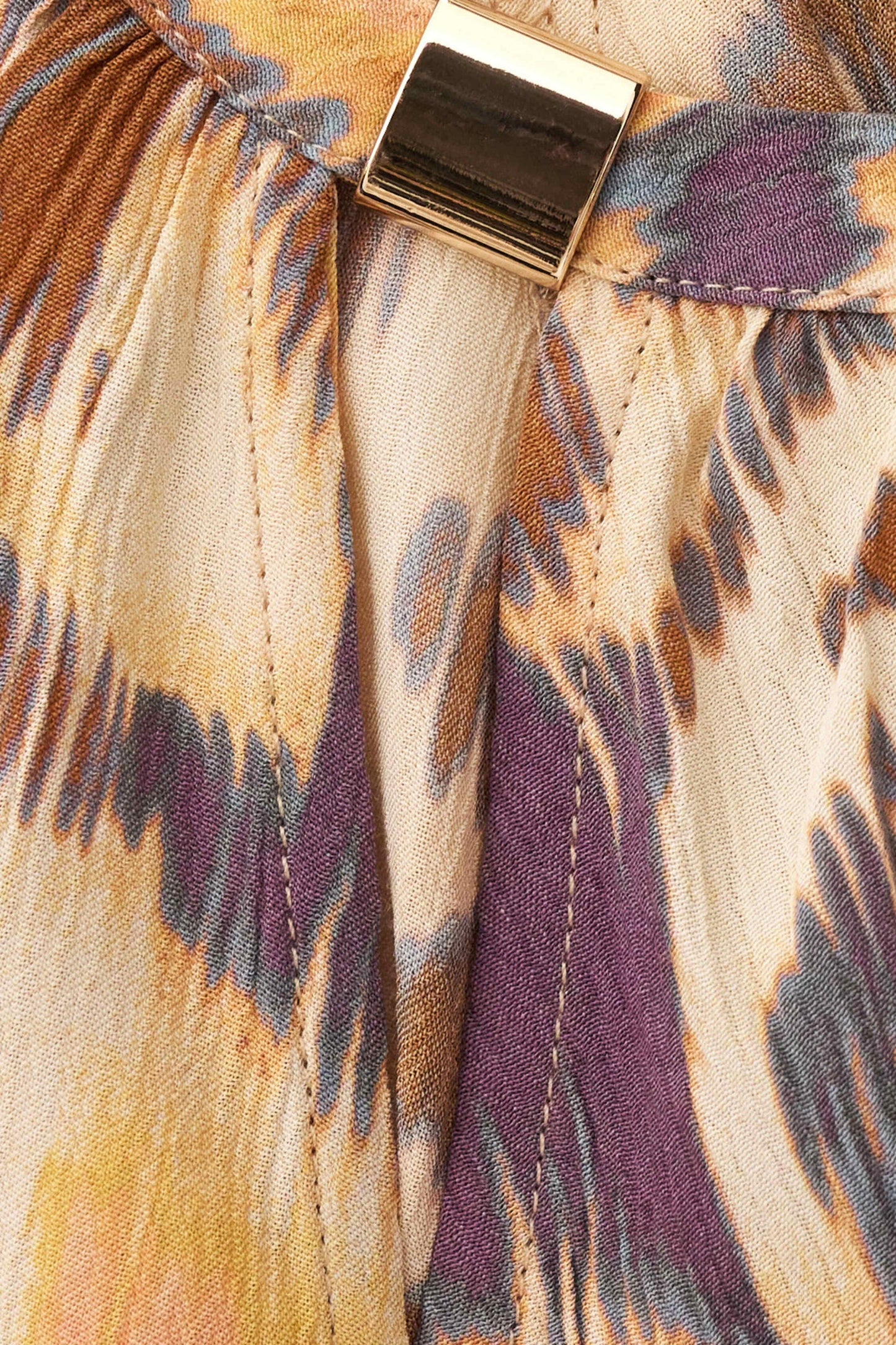 ba&sh Patterned Shirt Maelle Yellow