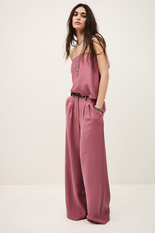 ba&sh Strapless Bustier Top Deborah Pink