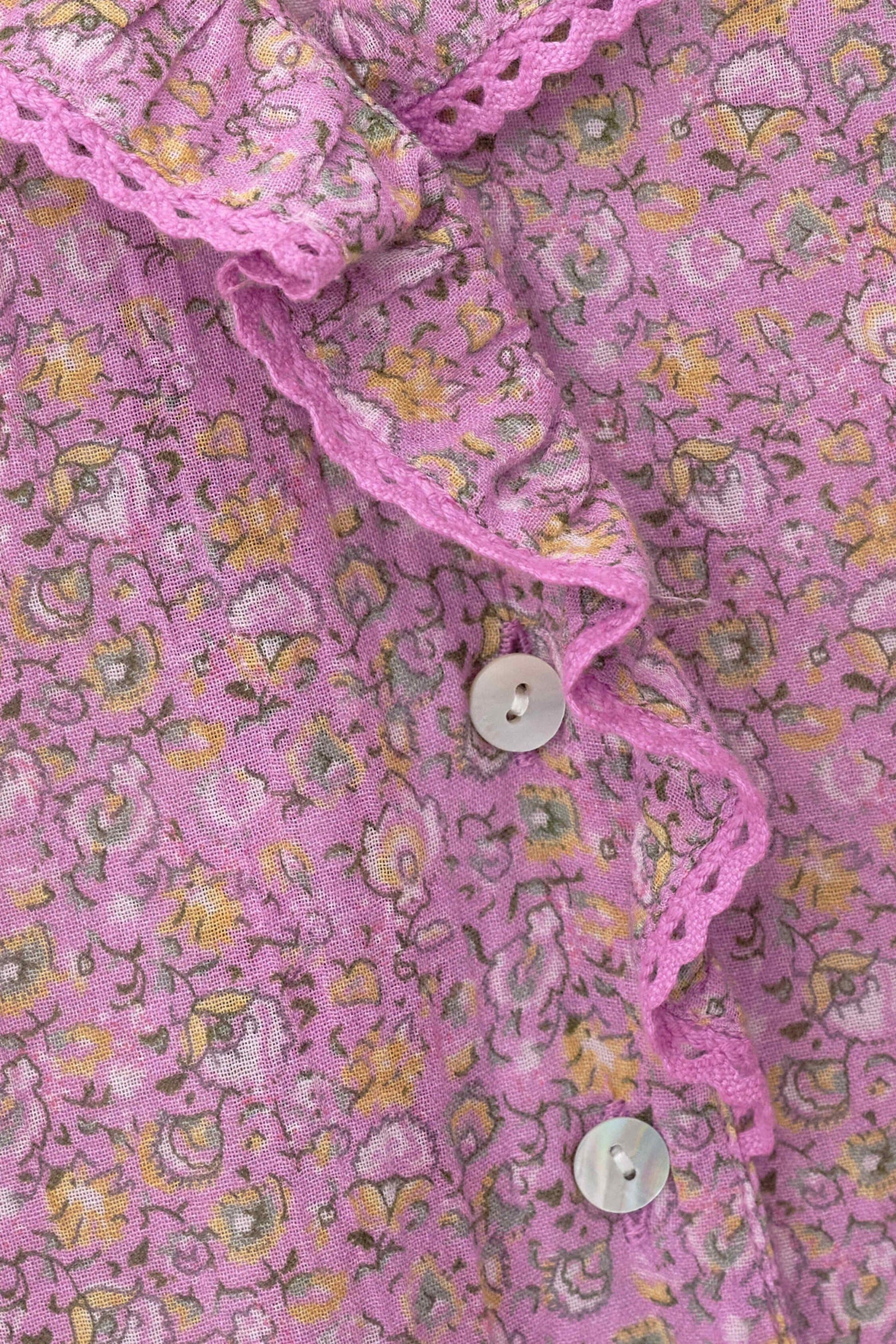 ba&sh Patterned Shirt Physalys Pink