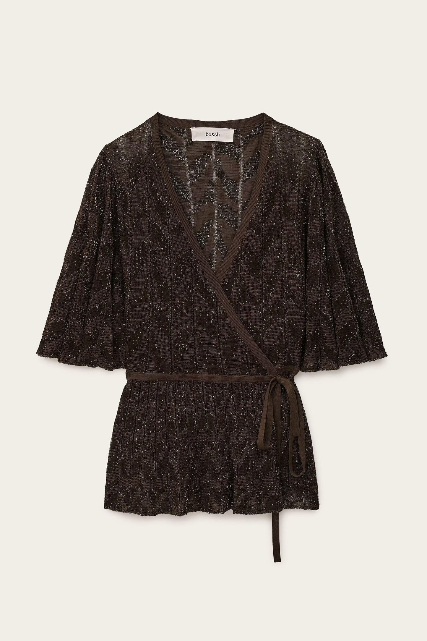 ba&sh Knit Top Wendy Brown