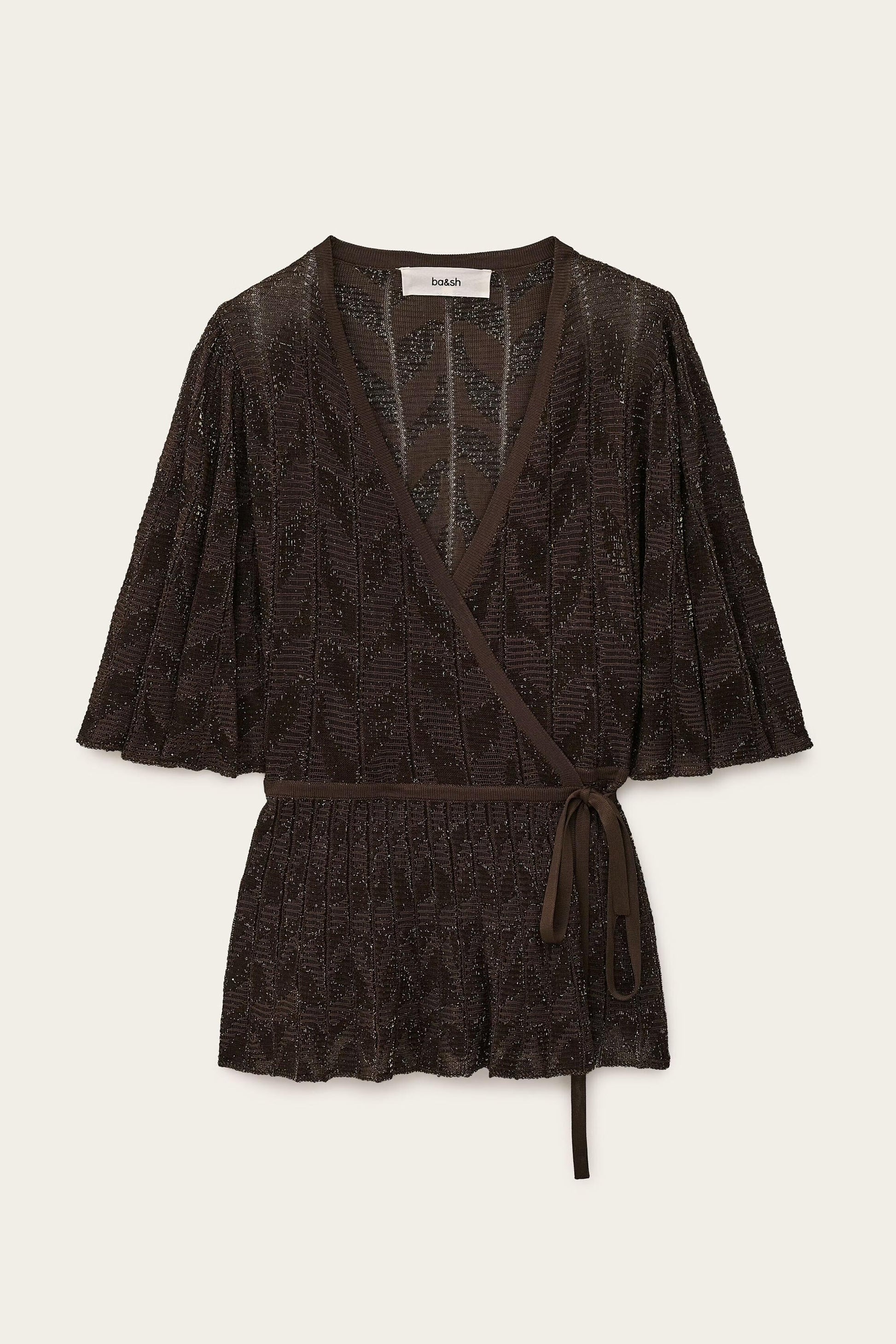 ba&sh Knit Top Wendy Brown