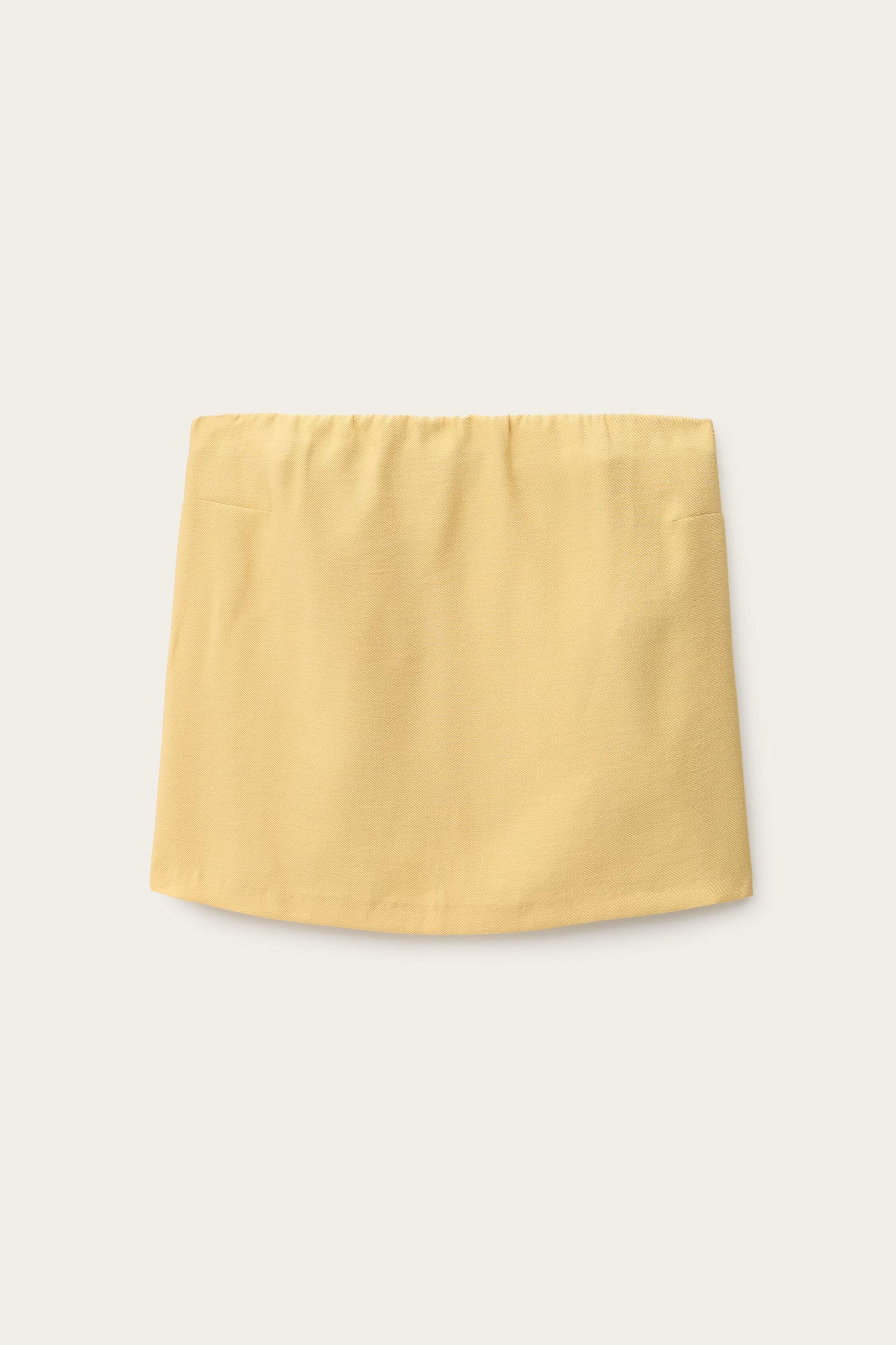 ba&sh Strapless Bustier Top Deborah Yellow