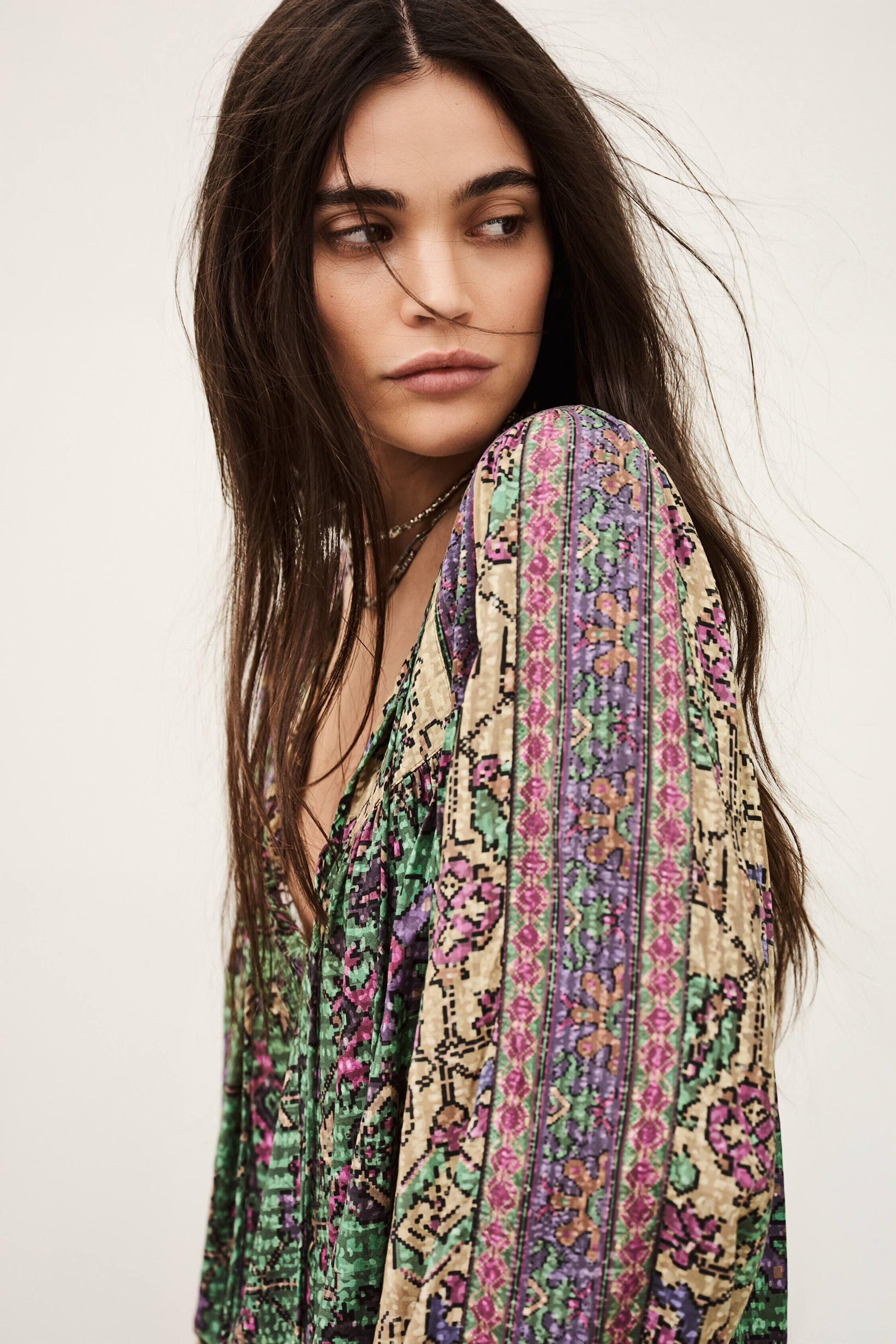 ba&sh Loose Blouse Pamila Green