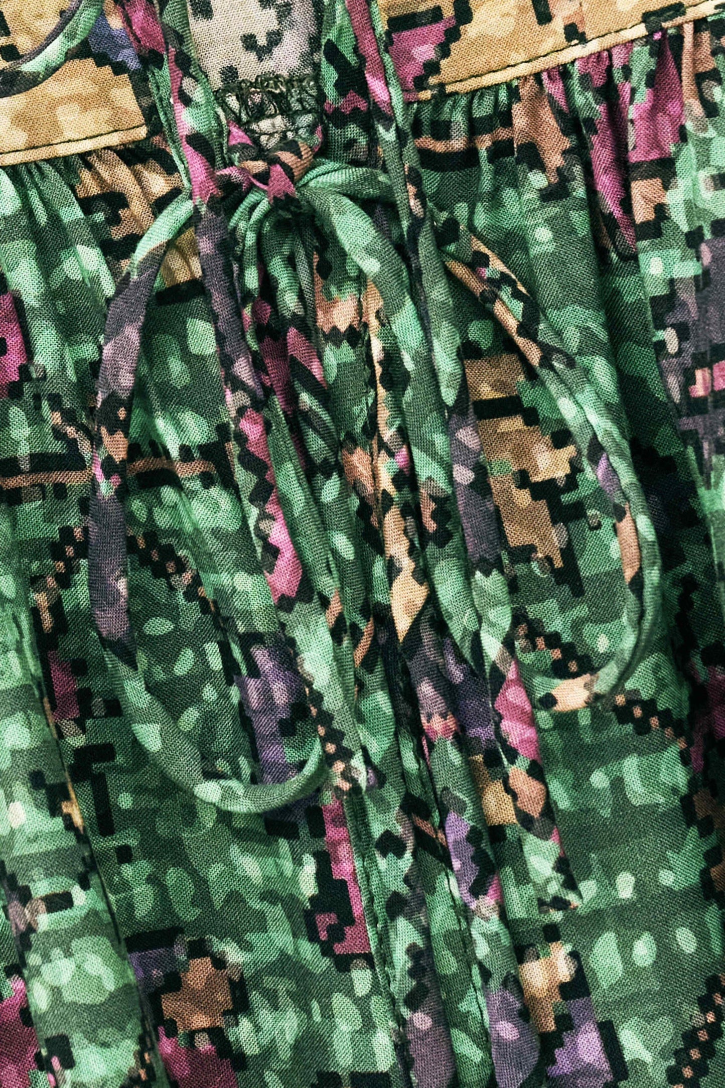 ba&sh Loose Blouse Pamila Green