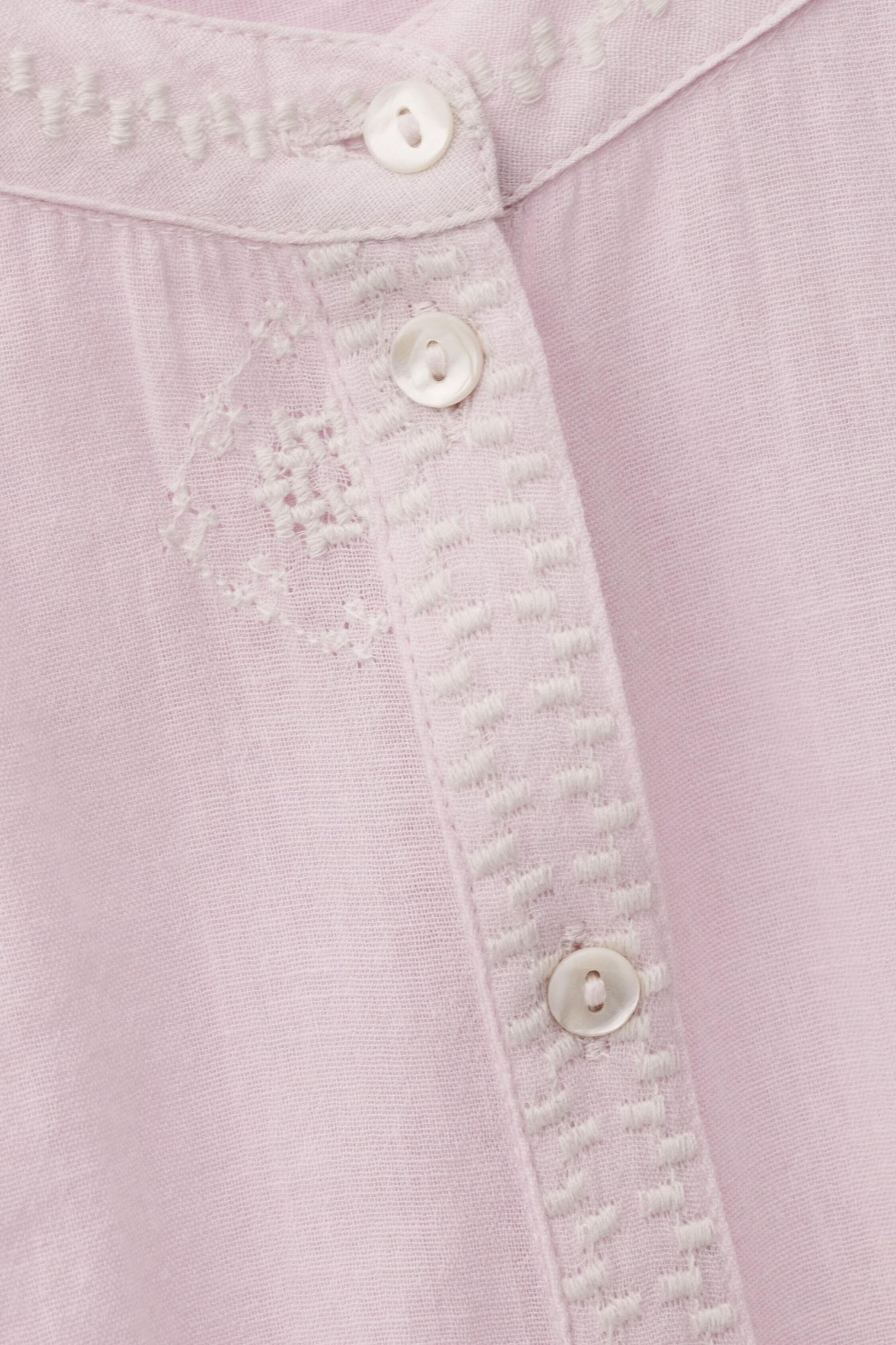 ba&sh Oversized Cotton Blouse Duha Purple