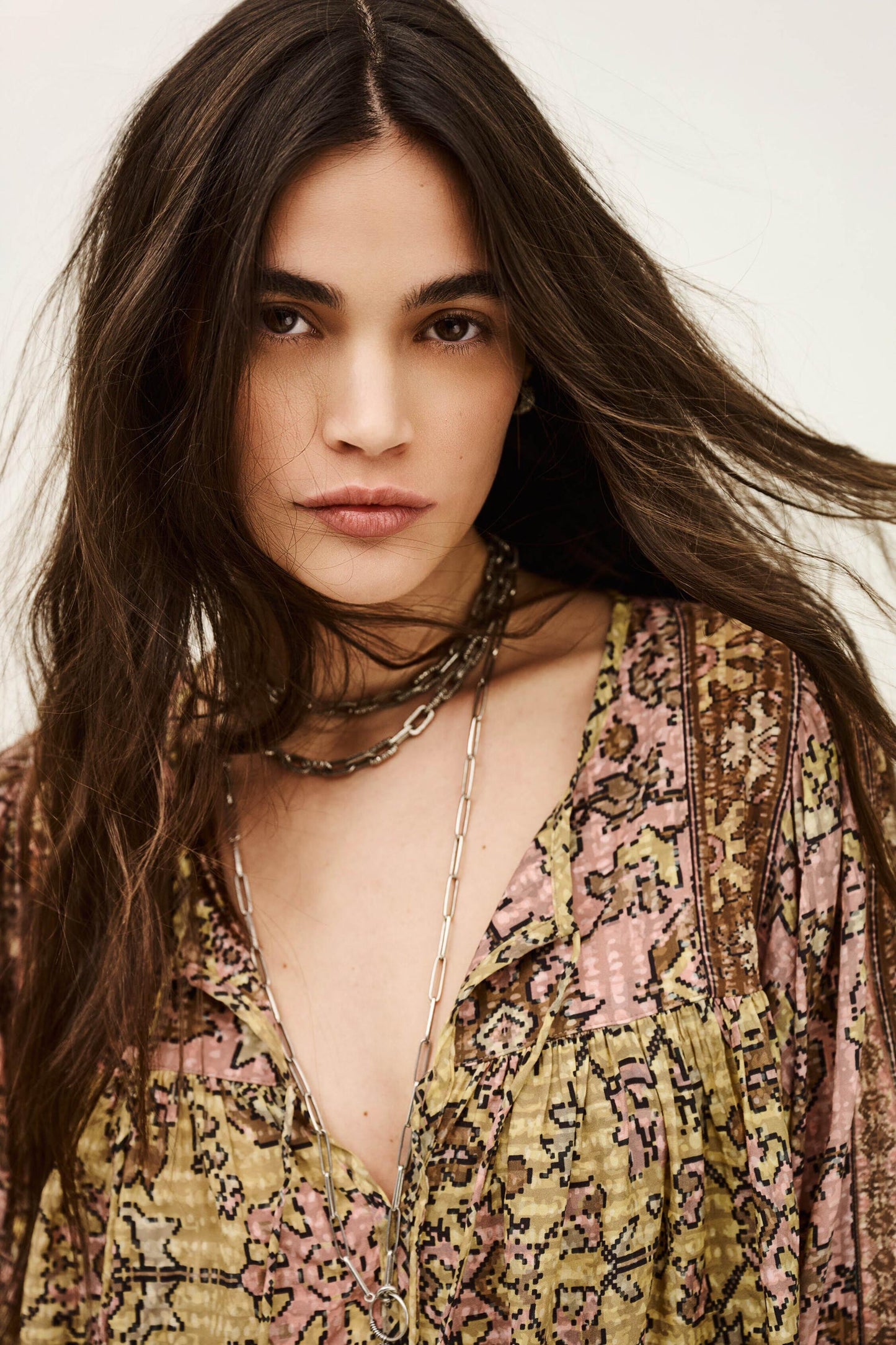 ba&sh Loose Blouse Pamila Yellow
