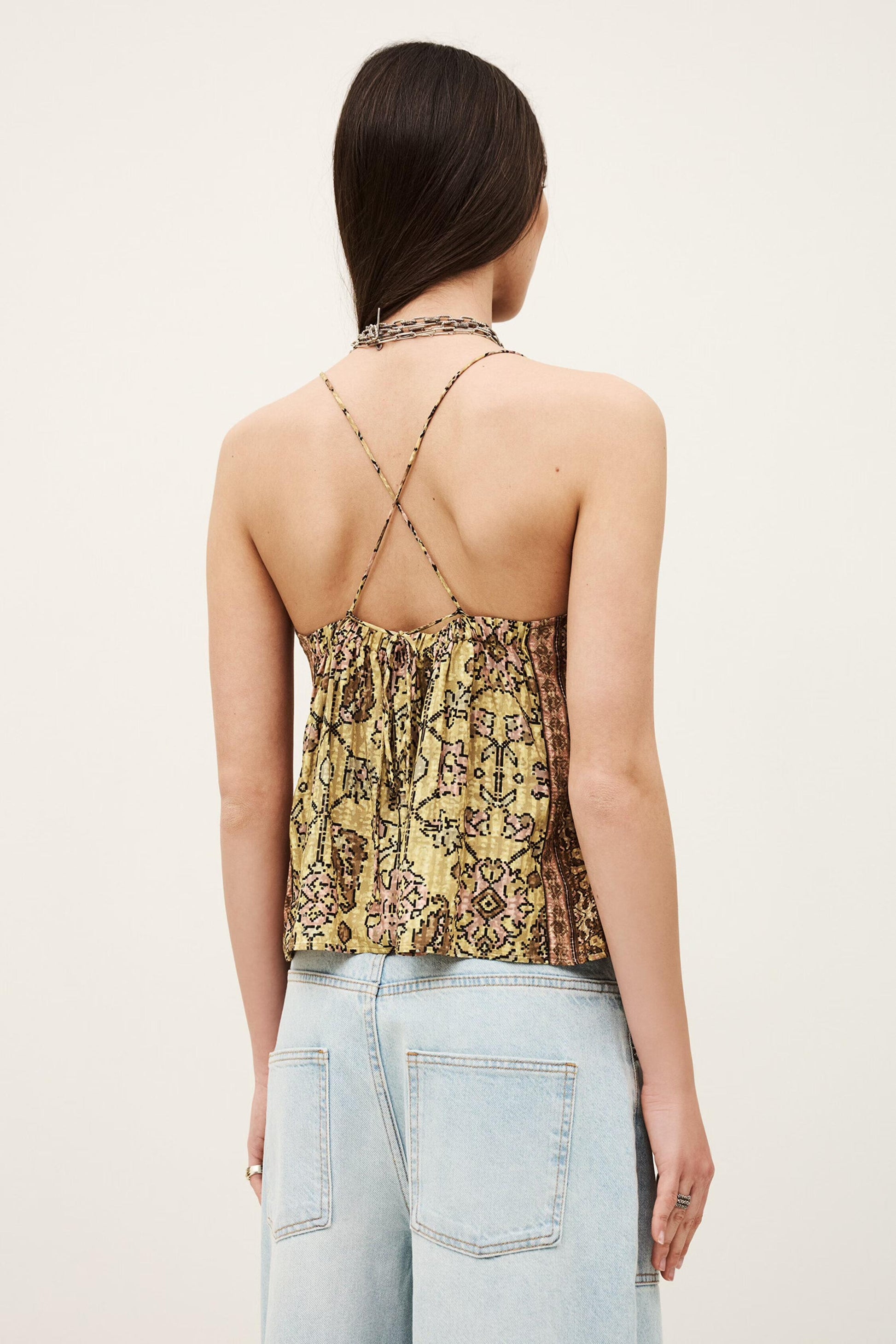 ba&sh Cami Top Pamela Yellow