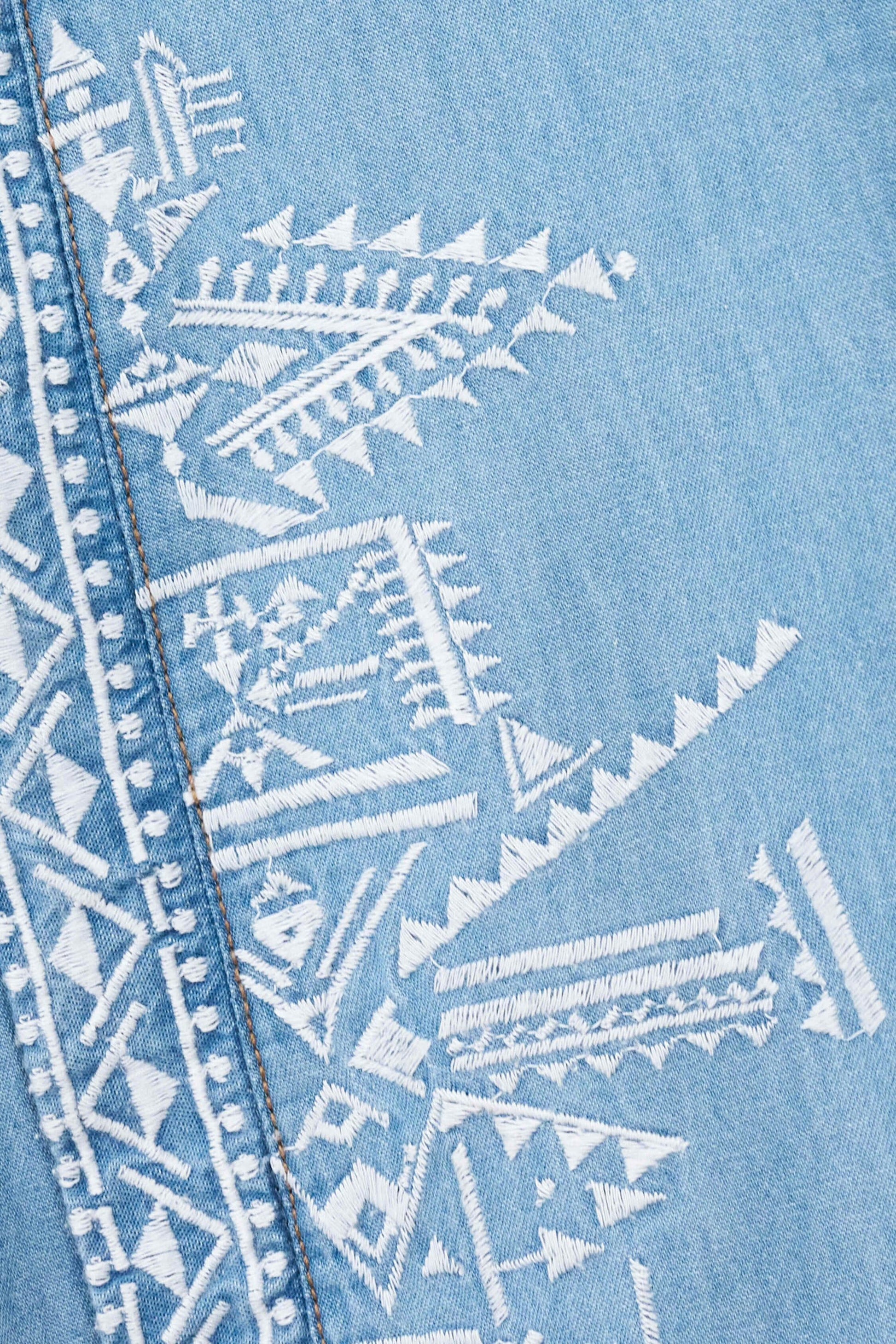 ba&sh Denim Shirt Laura Blue