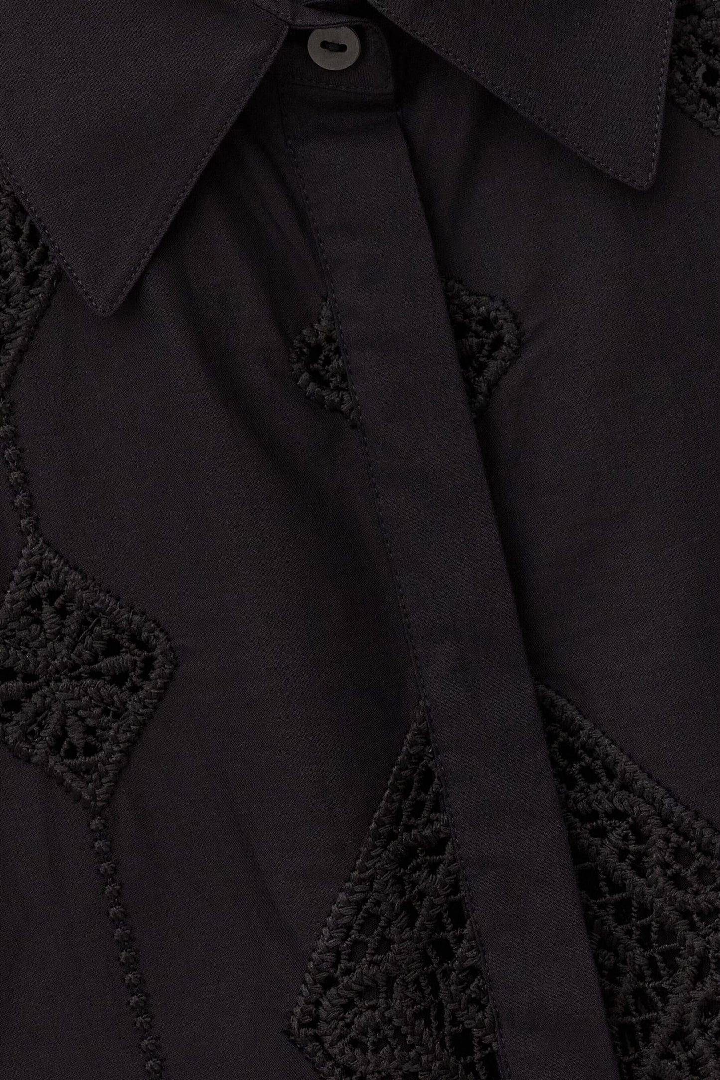 ba&sh 3/4-Sleeved Shirt Muriel Black