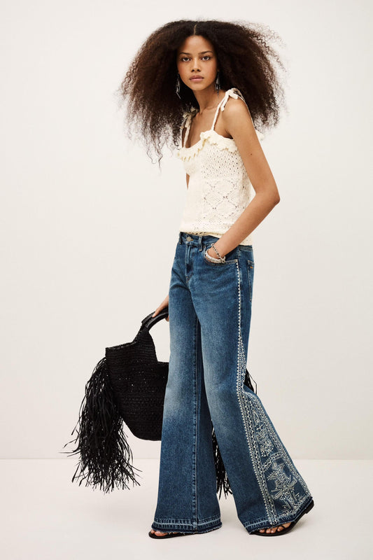 ba&sh Cami Top Sela Off-White
