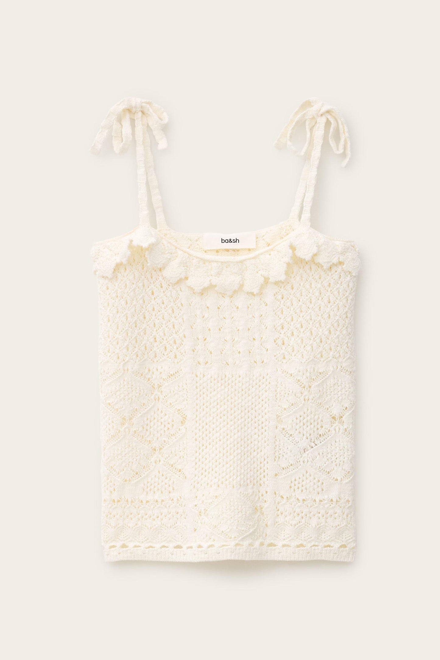 ba&sh Cami Top Sela Off-White