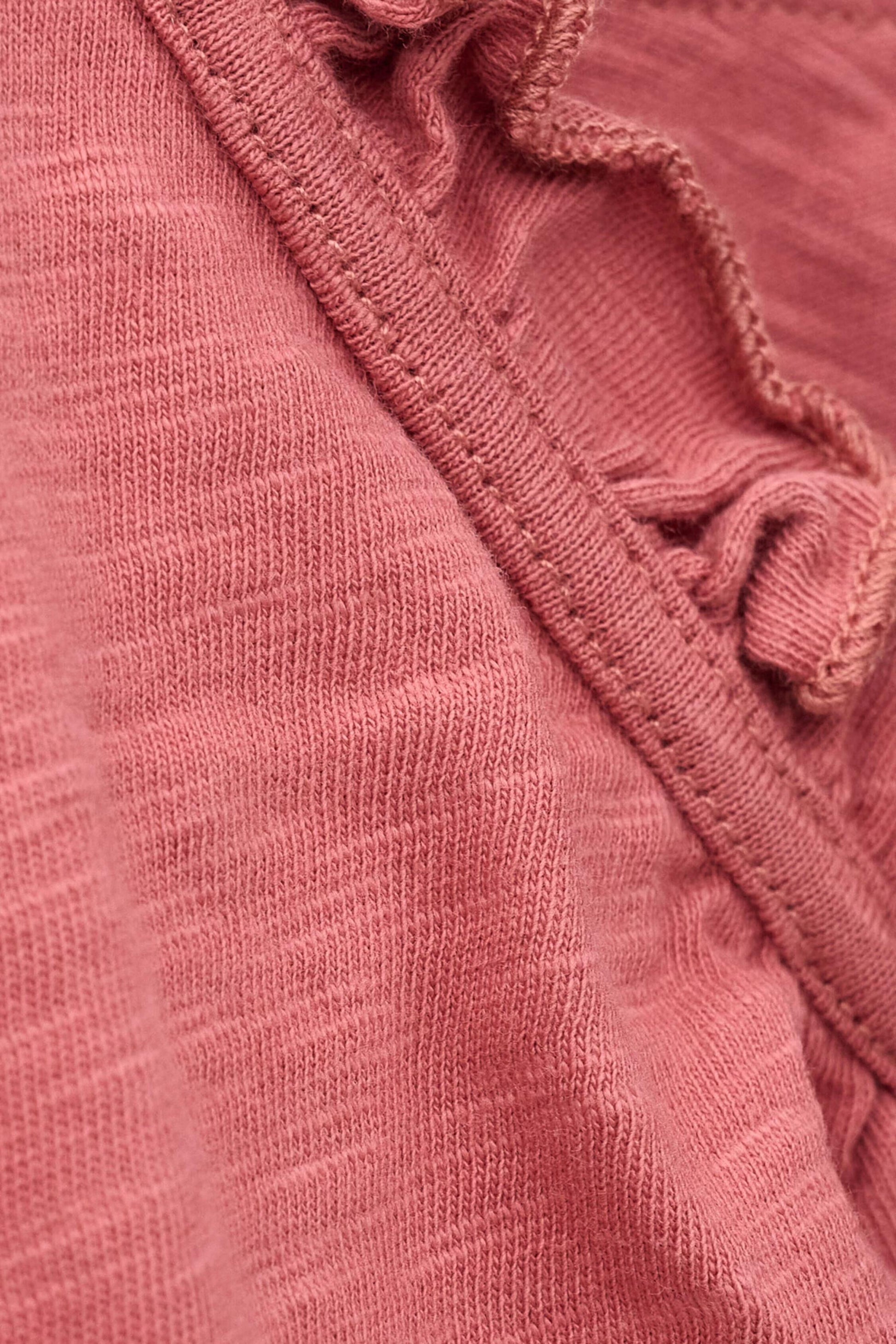ba&sh Top With Ruffled Sleeves Very Pink
