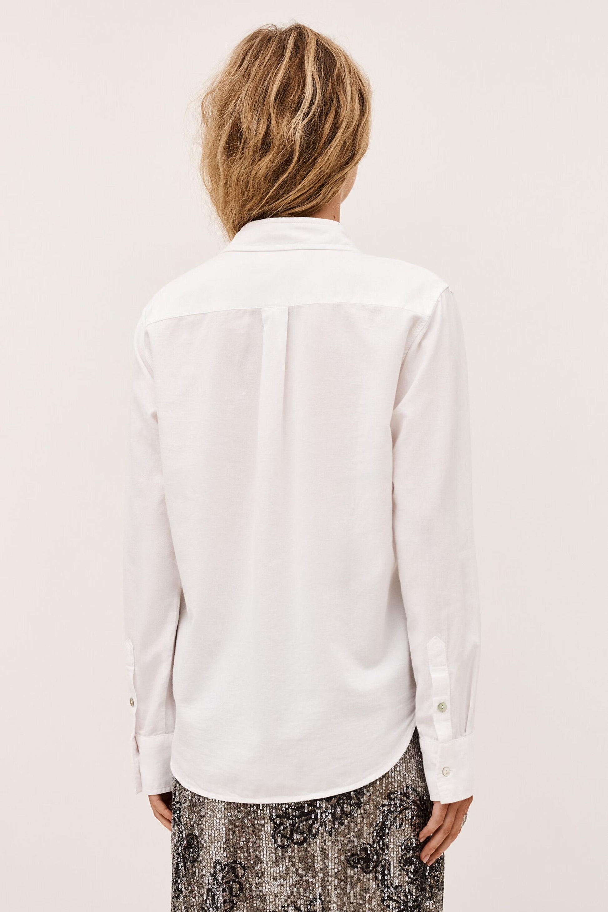 ba&sh Cotton Shirt Chiren White