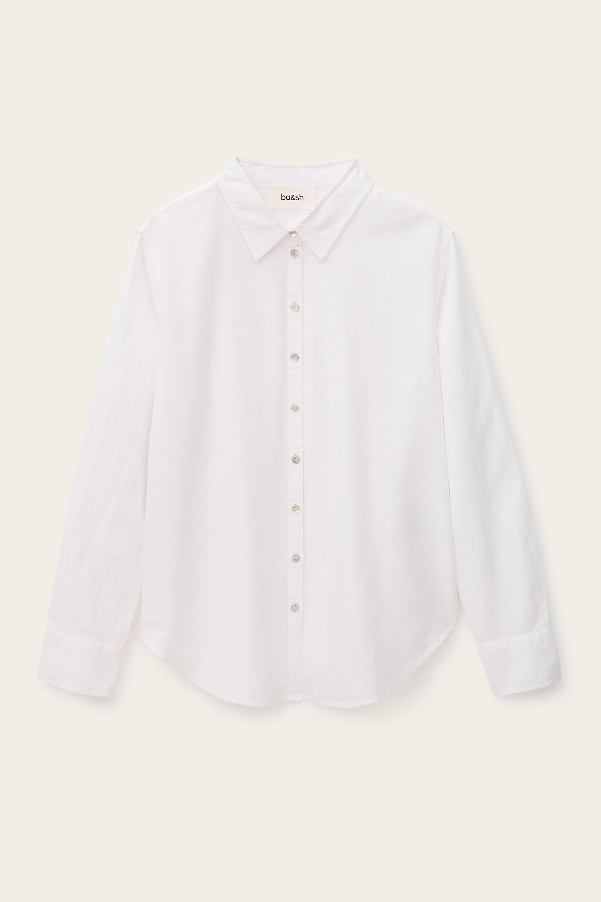 ba&sh Cotton Shirt Chiren White