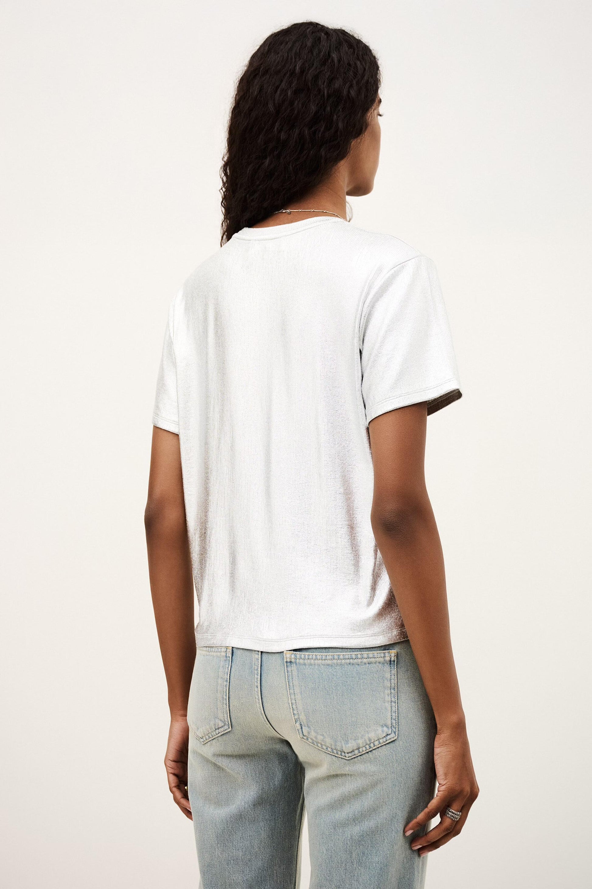 ba&sh Short-Sleeved T-Shirt Sony Gray