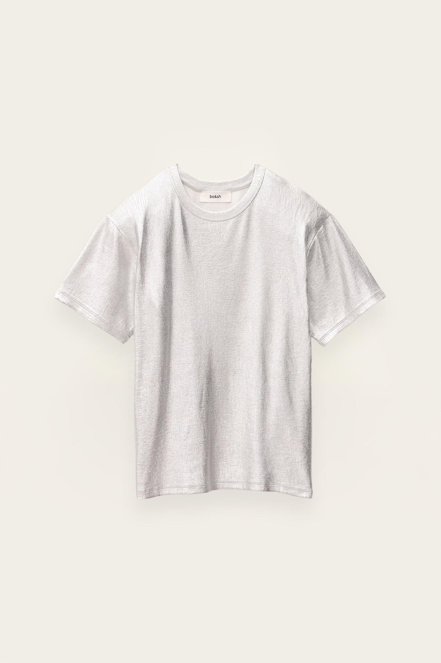 ba&sh Short-Sleeved T-Shirt Sony Gray