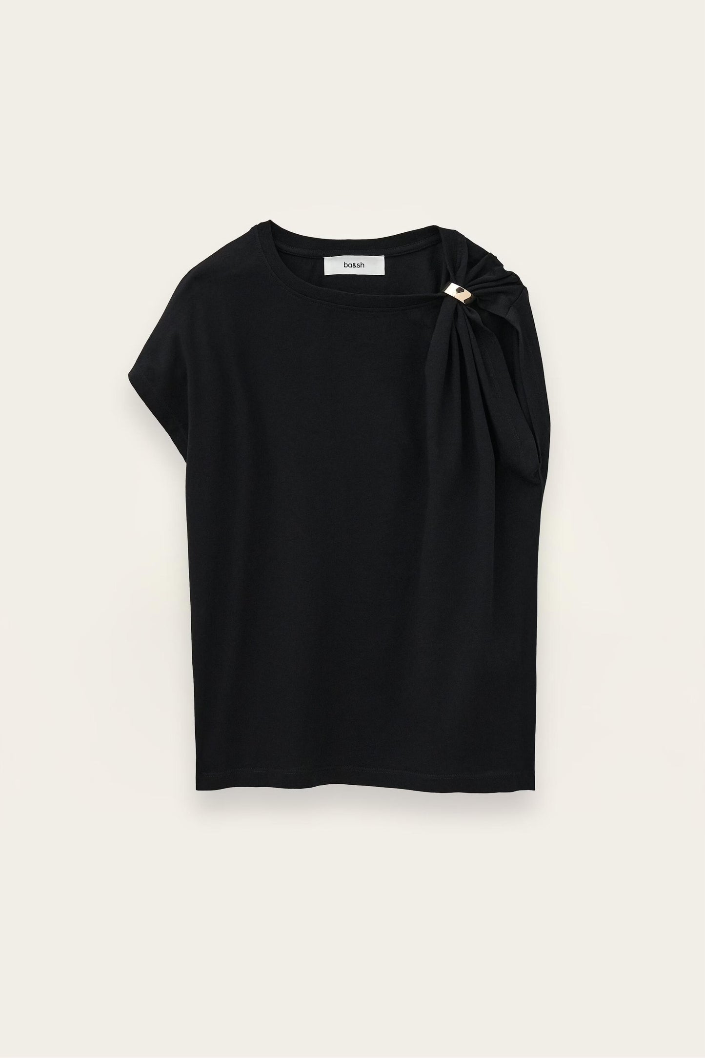 ba&sh Short-Sleeved T-Shirt Allia Black