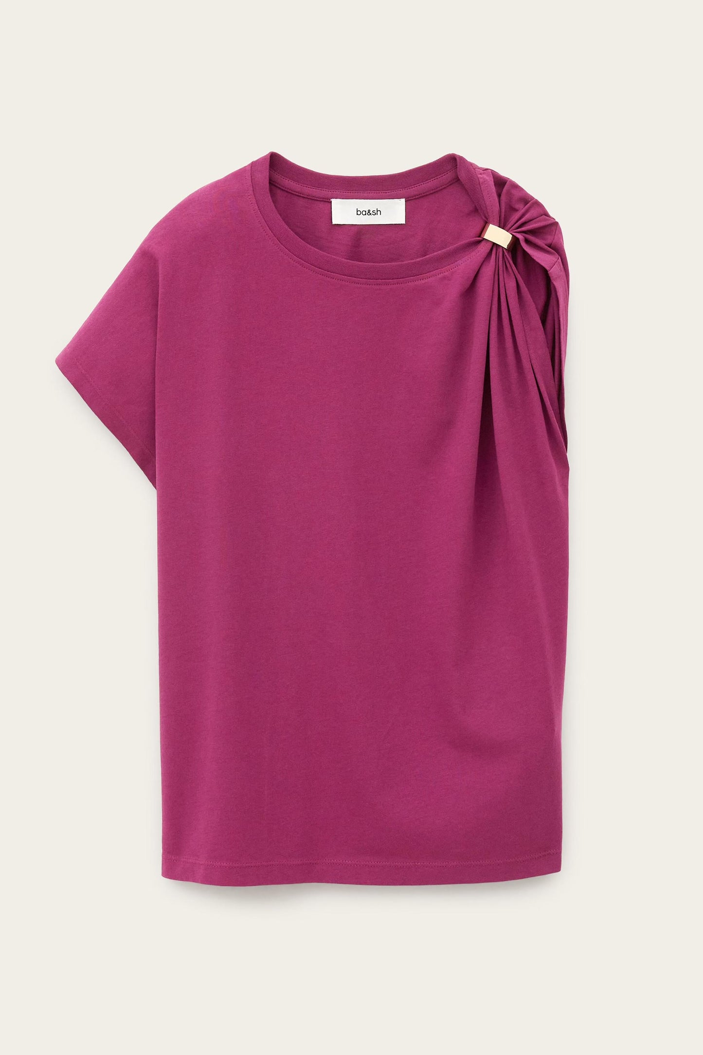 ba&sh Short-Sleeved T-Shirt Allia Purple