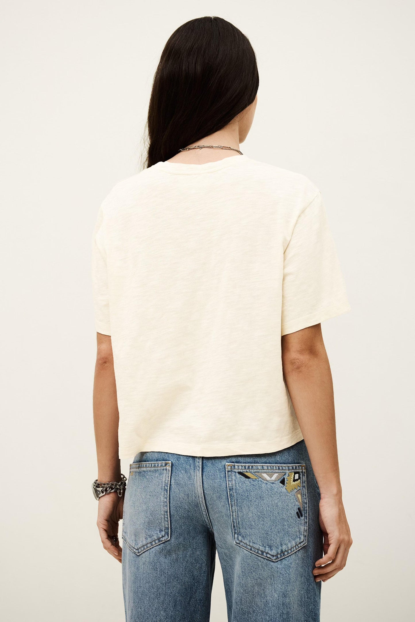 ba&sh Charity T-Shirt Vero Off-White
