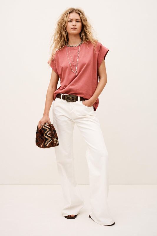 ba&sh T-Shirt Pio Pink