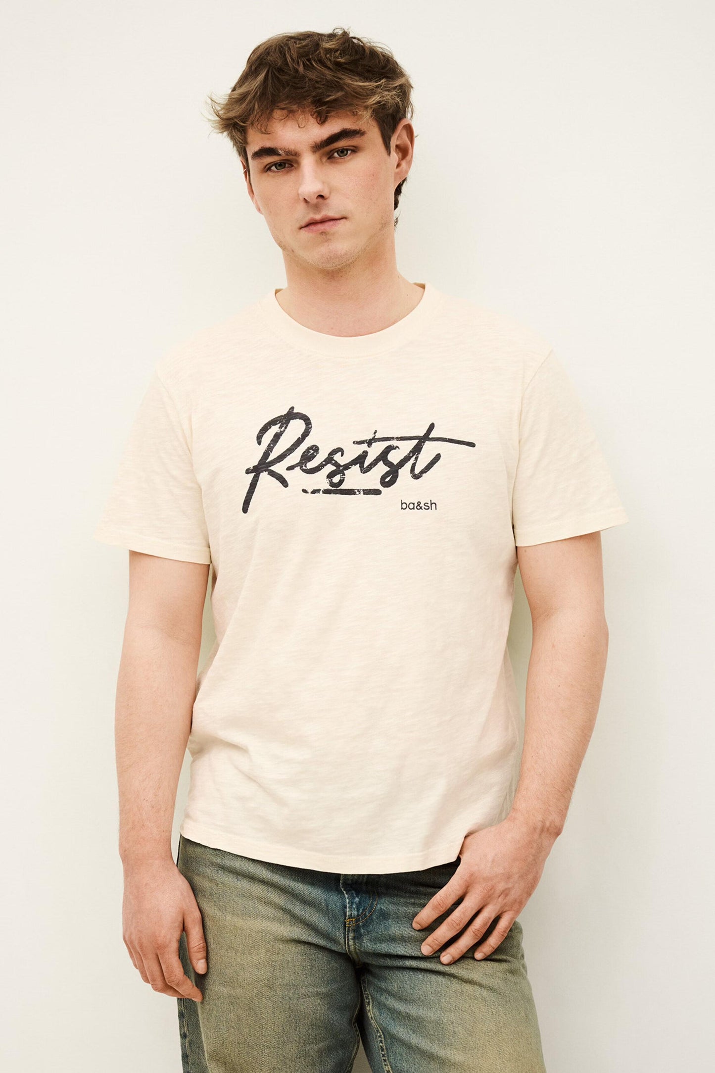 ba&sh Charity T-Shirt Vinc Off-White