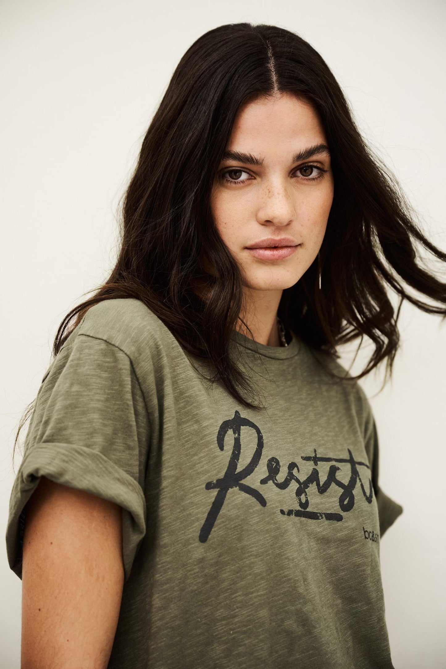 ba&sh Charity T-Shirt Vero Green