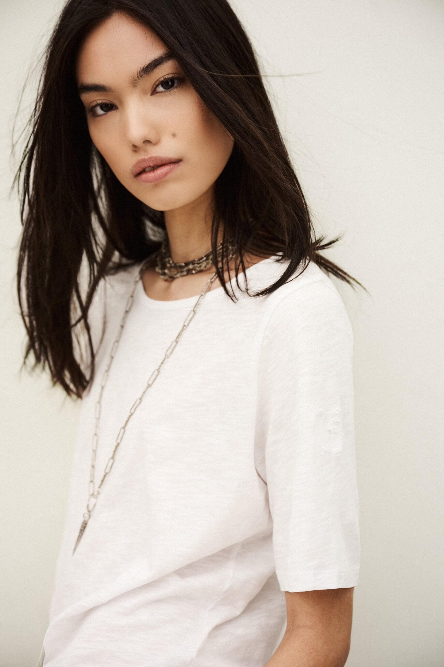 ba&sh T-Shirt Vina White