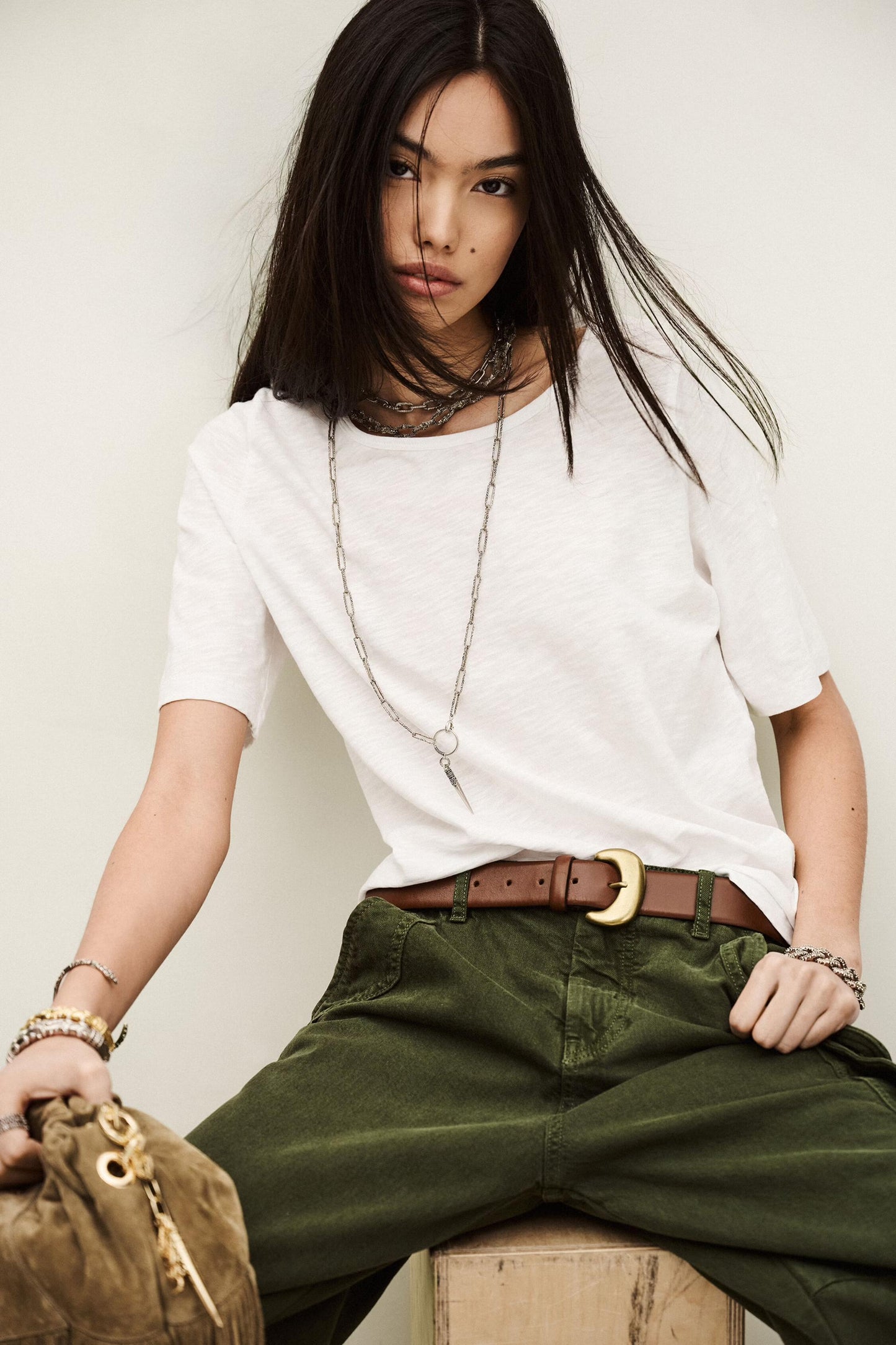 ba&sh T-Shirt Vina White
