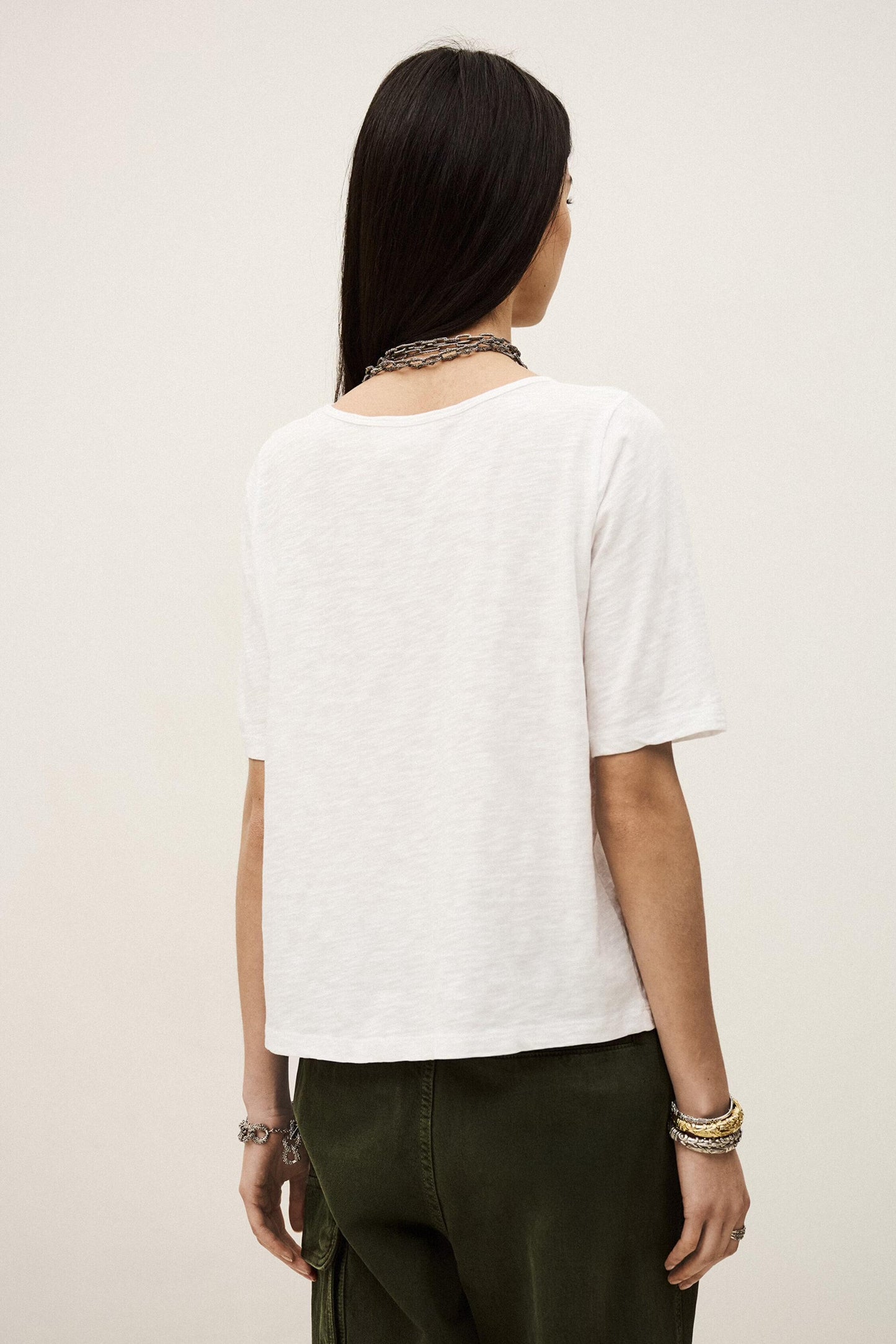 ba&sh T-Shirt Vina White