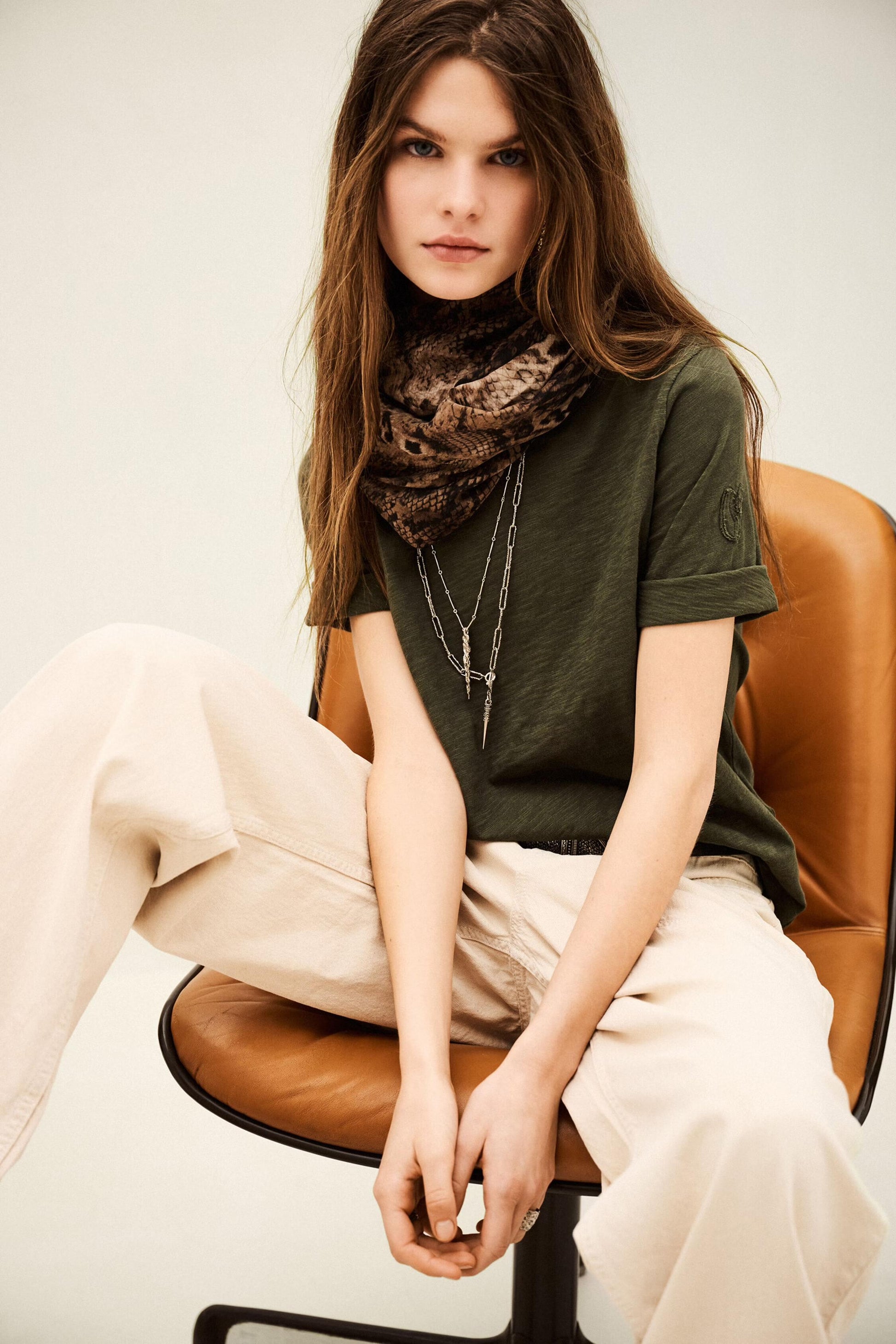 ba&sh T-Shirt Vina Green