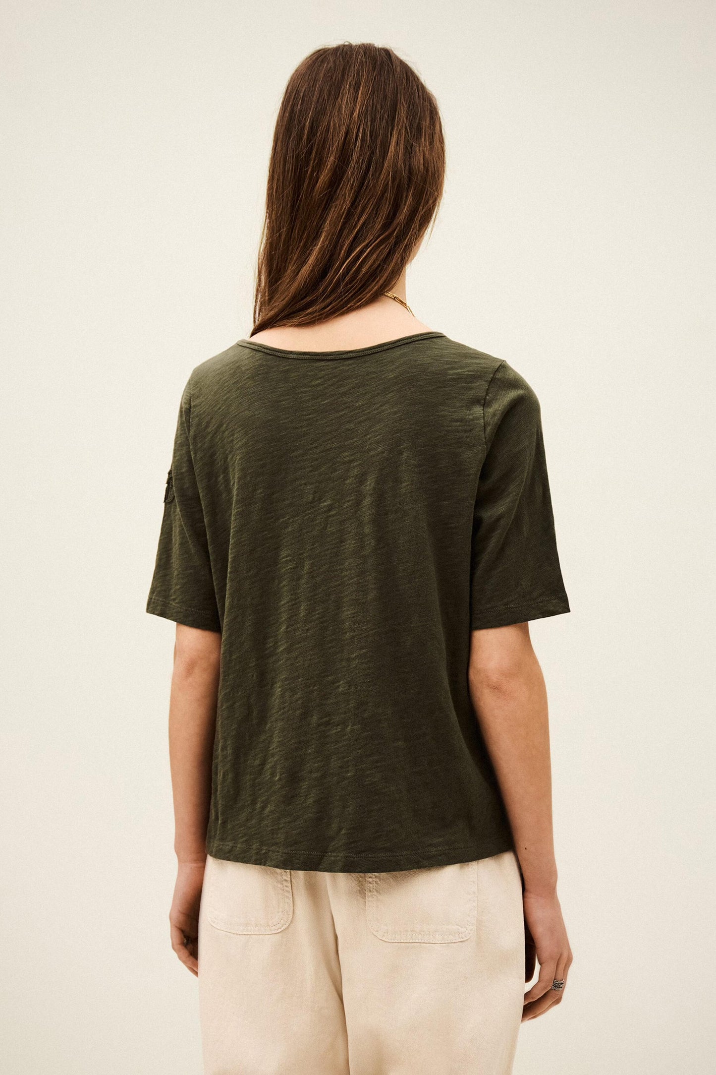 ba&sh T-Shirt Vina Green