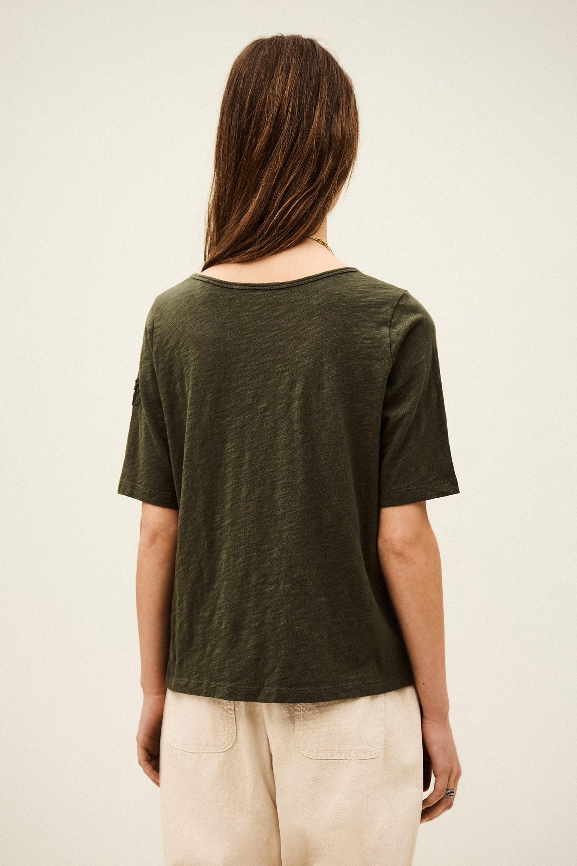 ba&sh T-Shirt Vina Green