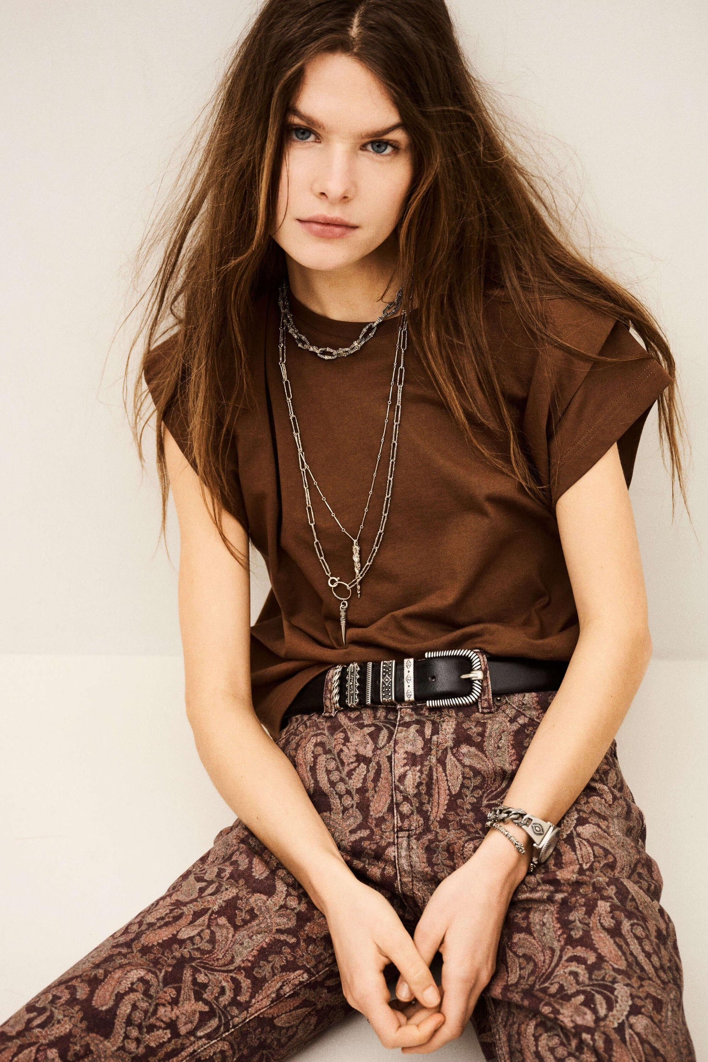 ba&sh T-Shirt Pio Brown