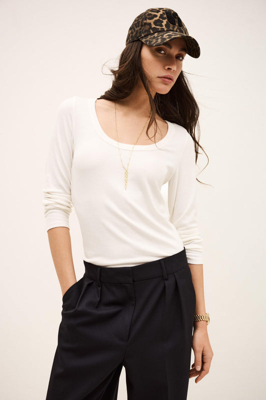 ba&sh T-Shirt Luisa Off-White