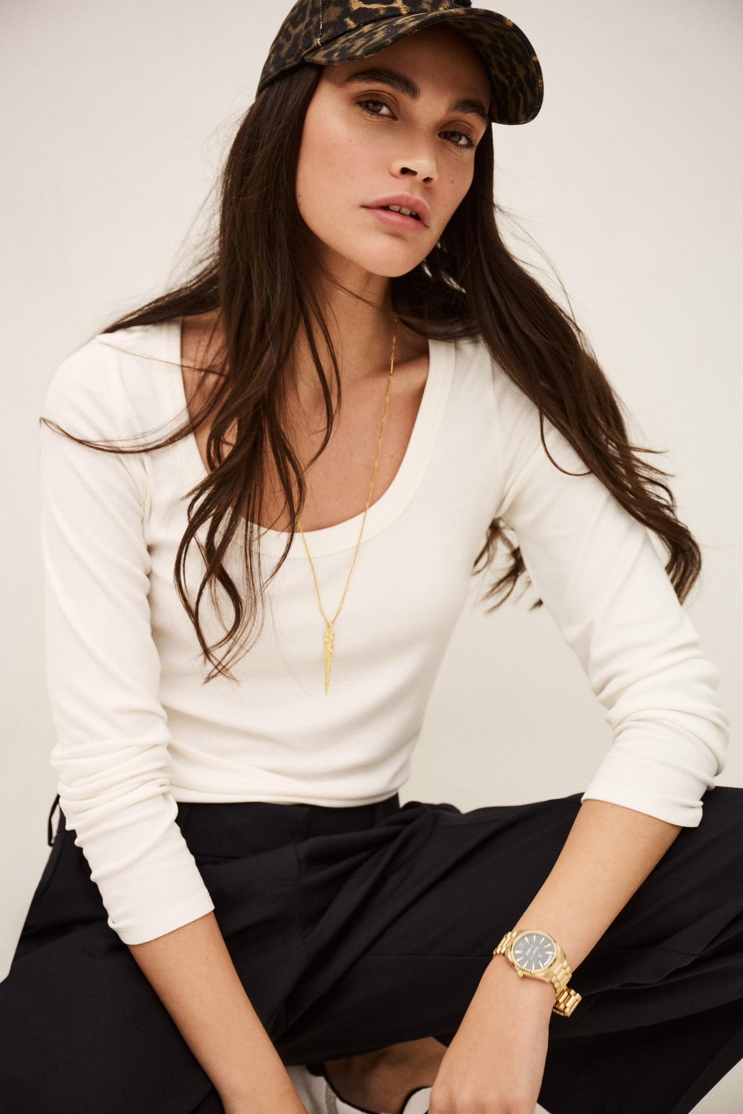 ba&sh T-Shirt Luisa Off-White