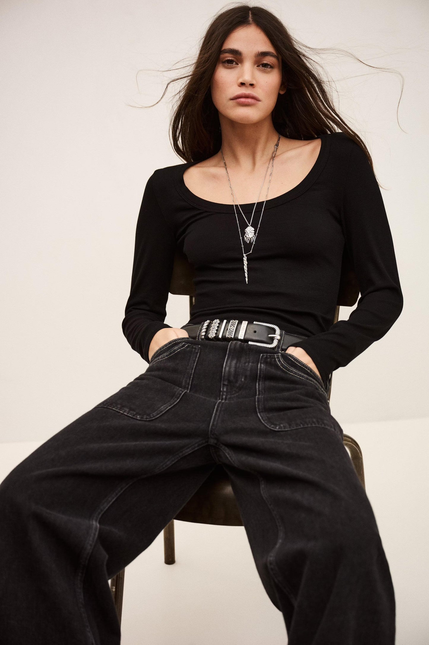 ba&sh T-Shirt Luisa Black
