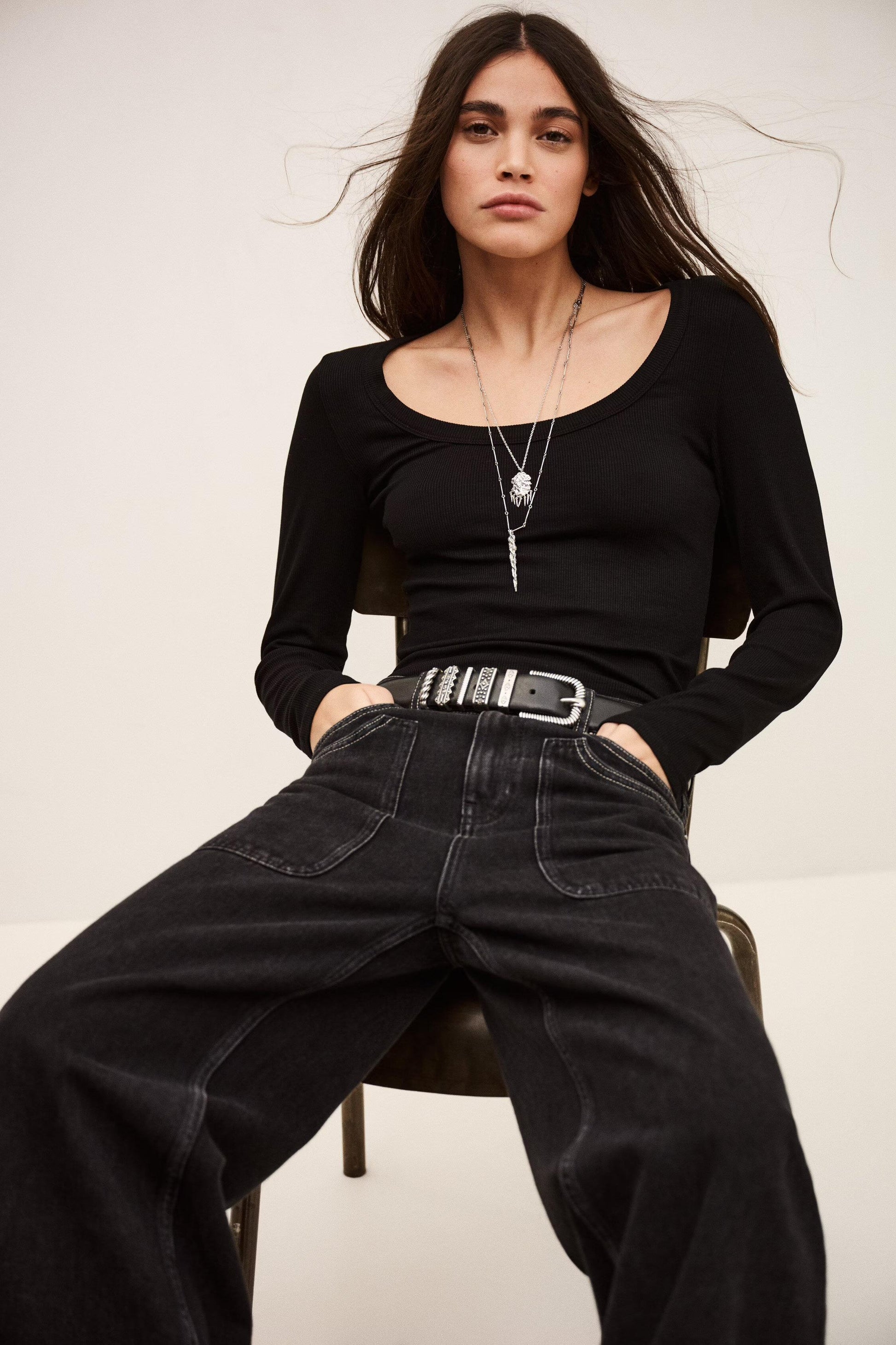 ba&sh T-Shirt Luisa Black