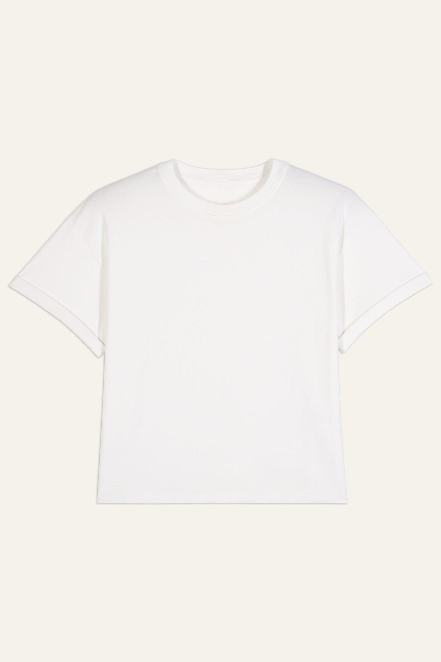 ba&sh Short-Sleeve T-Shirt Rosie Off-White