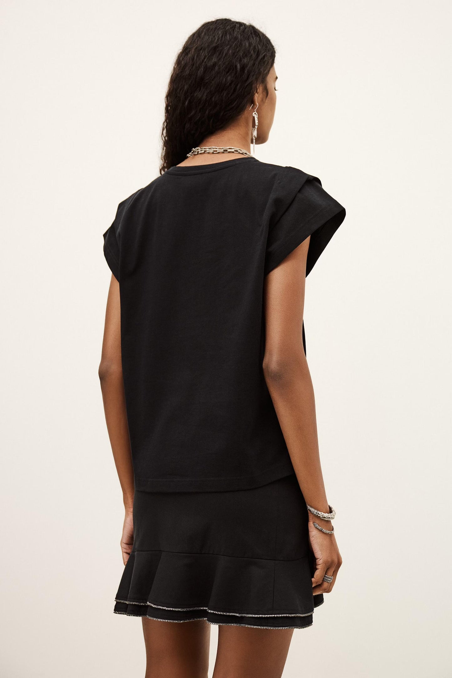 ba&sh Loose T-Shirt Pio Black